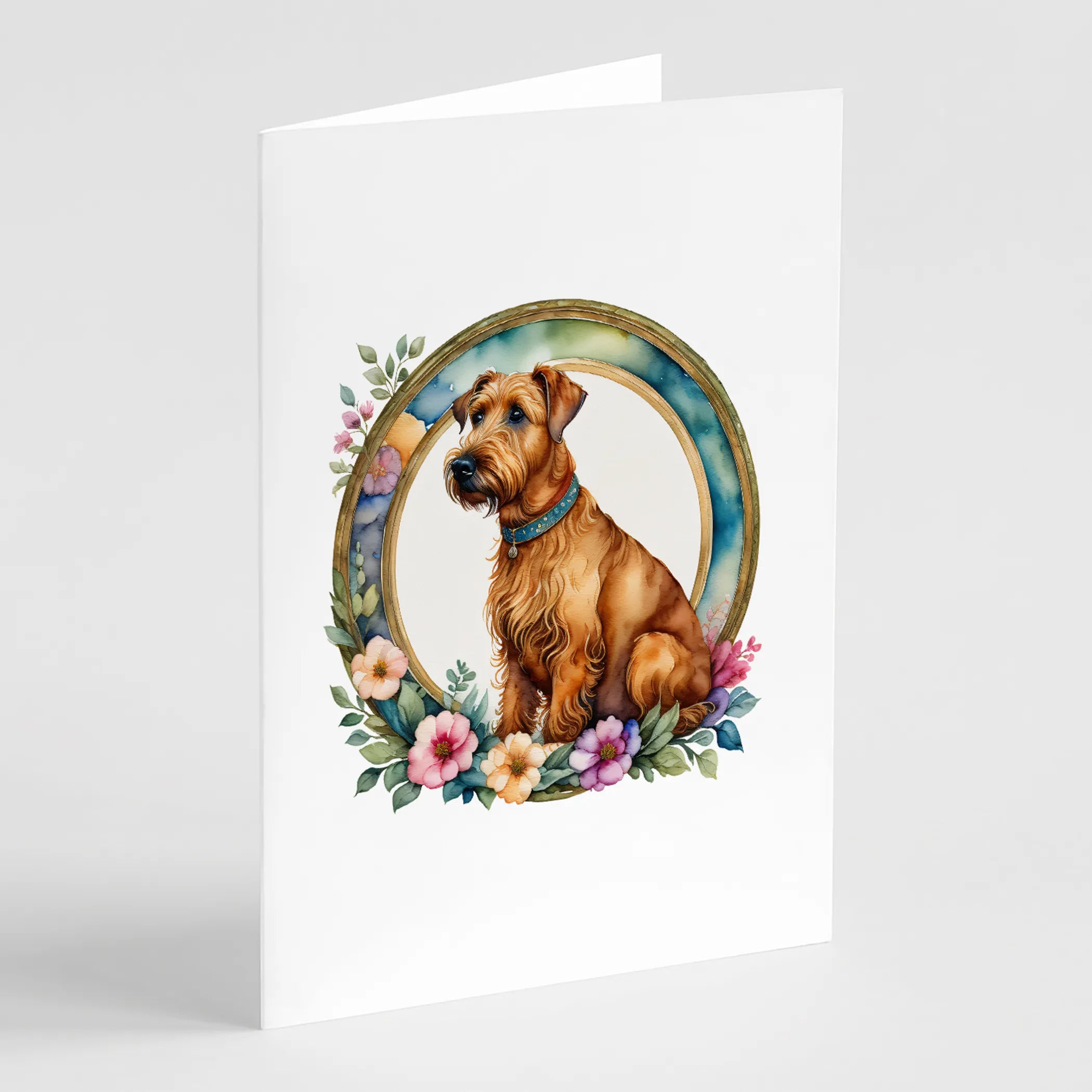 Frame of Flowers Greeting Cards  - Size: 5X7 | Pack Of: 1 | Collection name: Frame of flowers