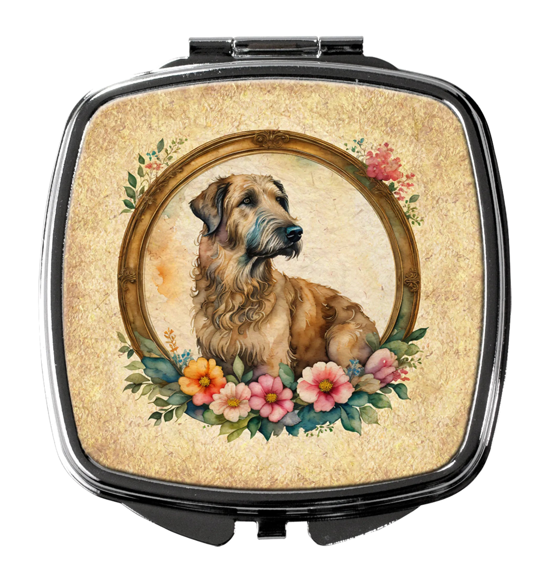 Frame of Flowers Compact Mirror - Pack Of: 1 | Collection name: Frame of flowers
