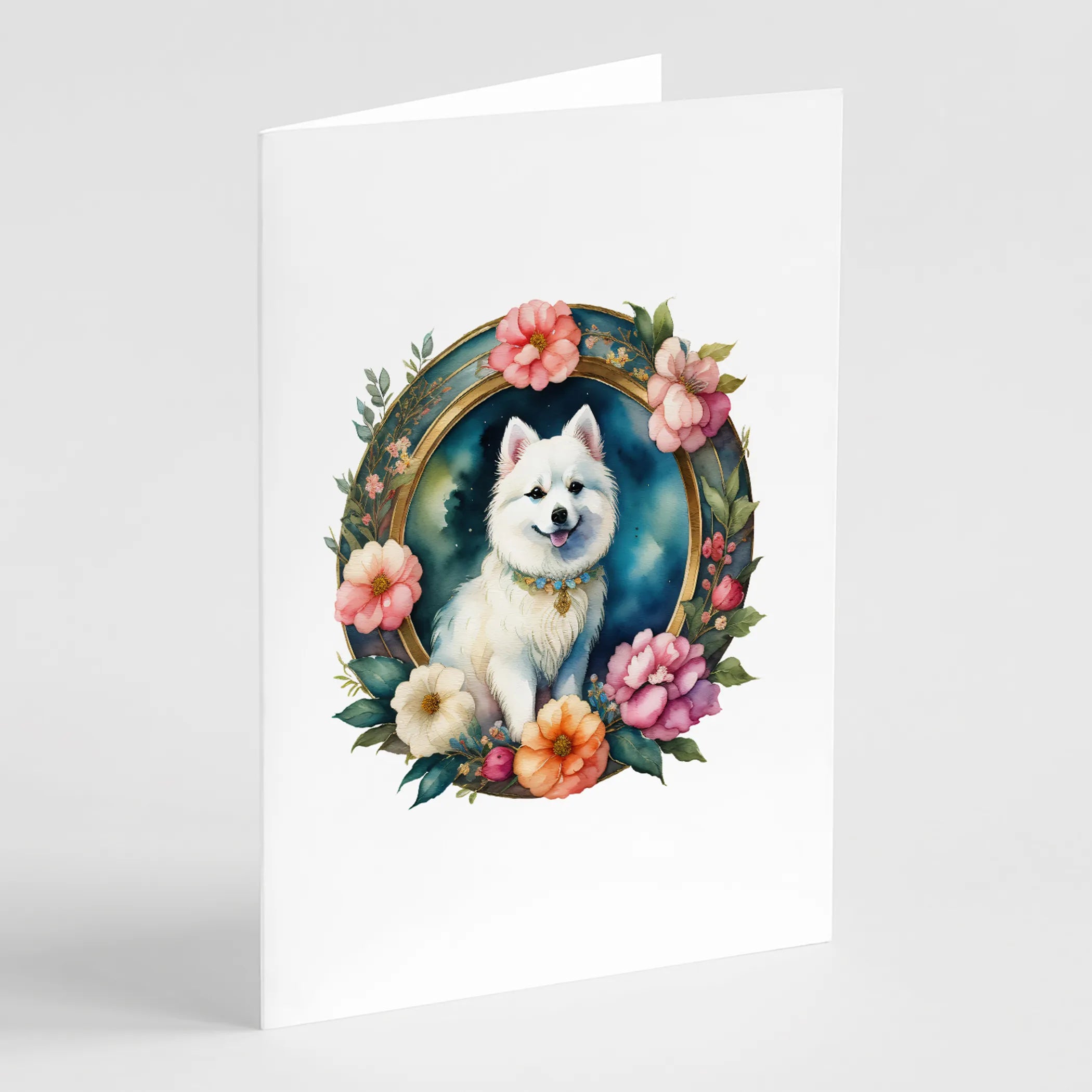 Frame of Flowers Greeting Cards  - Size: 5X7 | Pack Of: 1 | Collection name: Frame of flowers
