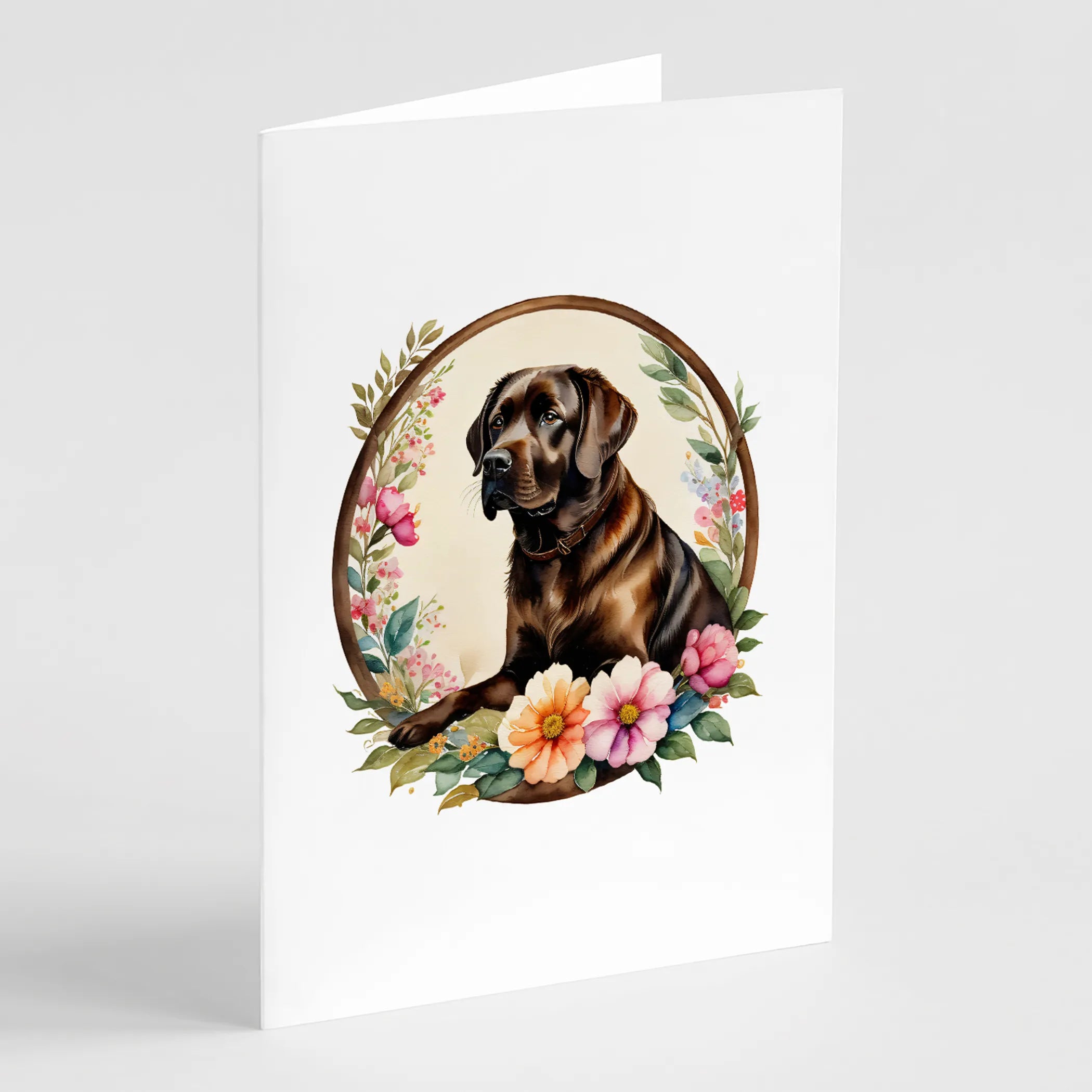 Frame of Flowers Greeting Cards  - Size: 5X7 | Pack Of: 1 | Collection name: Frame of flowers