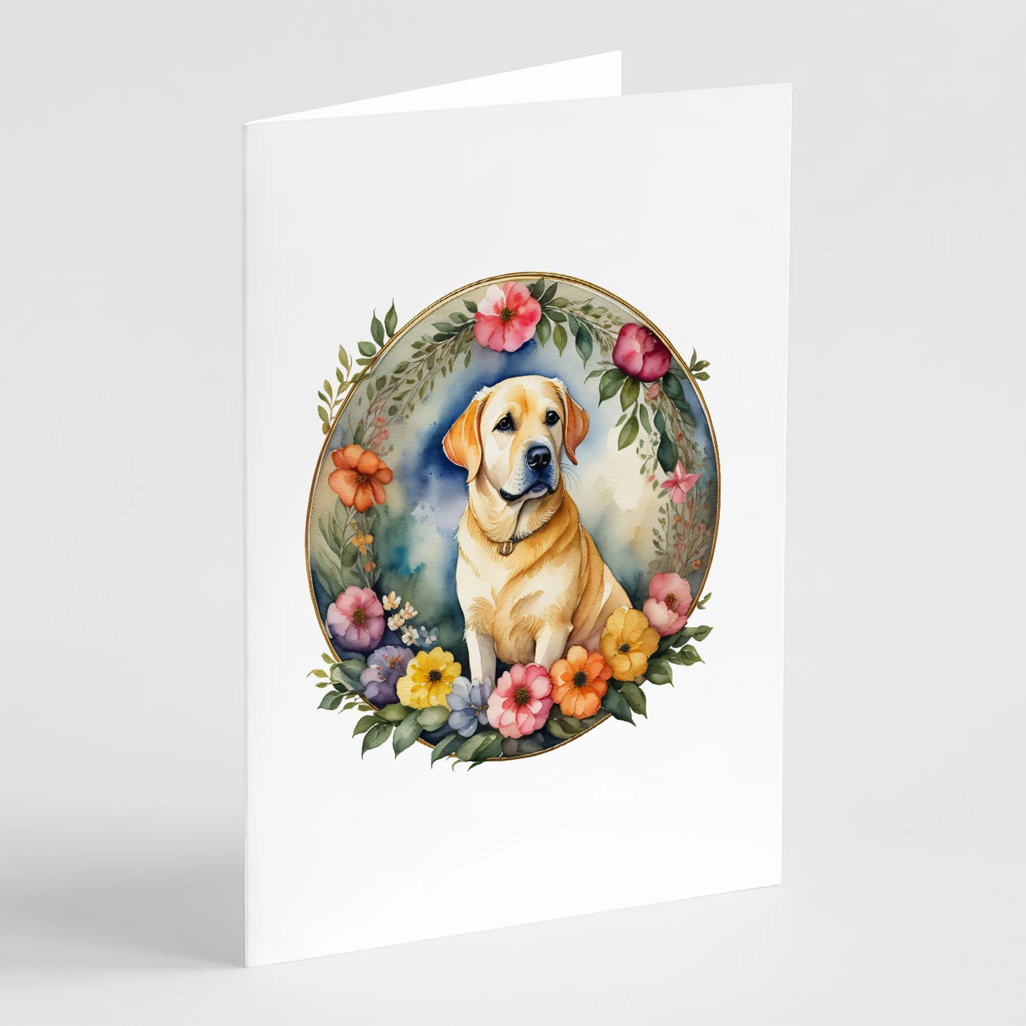 Frame of Flowers Greeting Cards  - Size: 5X7 | Pack Of: 1 | Collection name: Frame of flowers