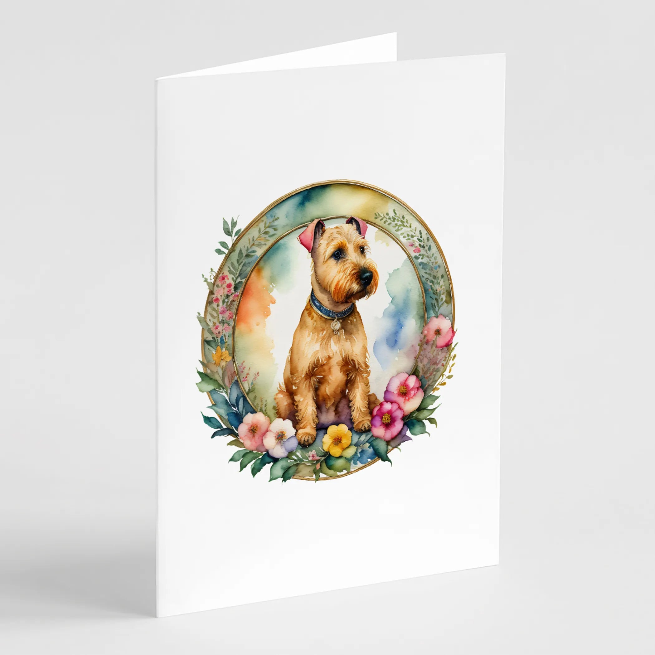 Frame of Flowers Greeting Cards  - Size: 5X7 | Pack Of: 1 | Collection name: Frame of flowers