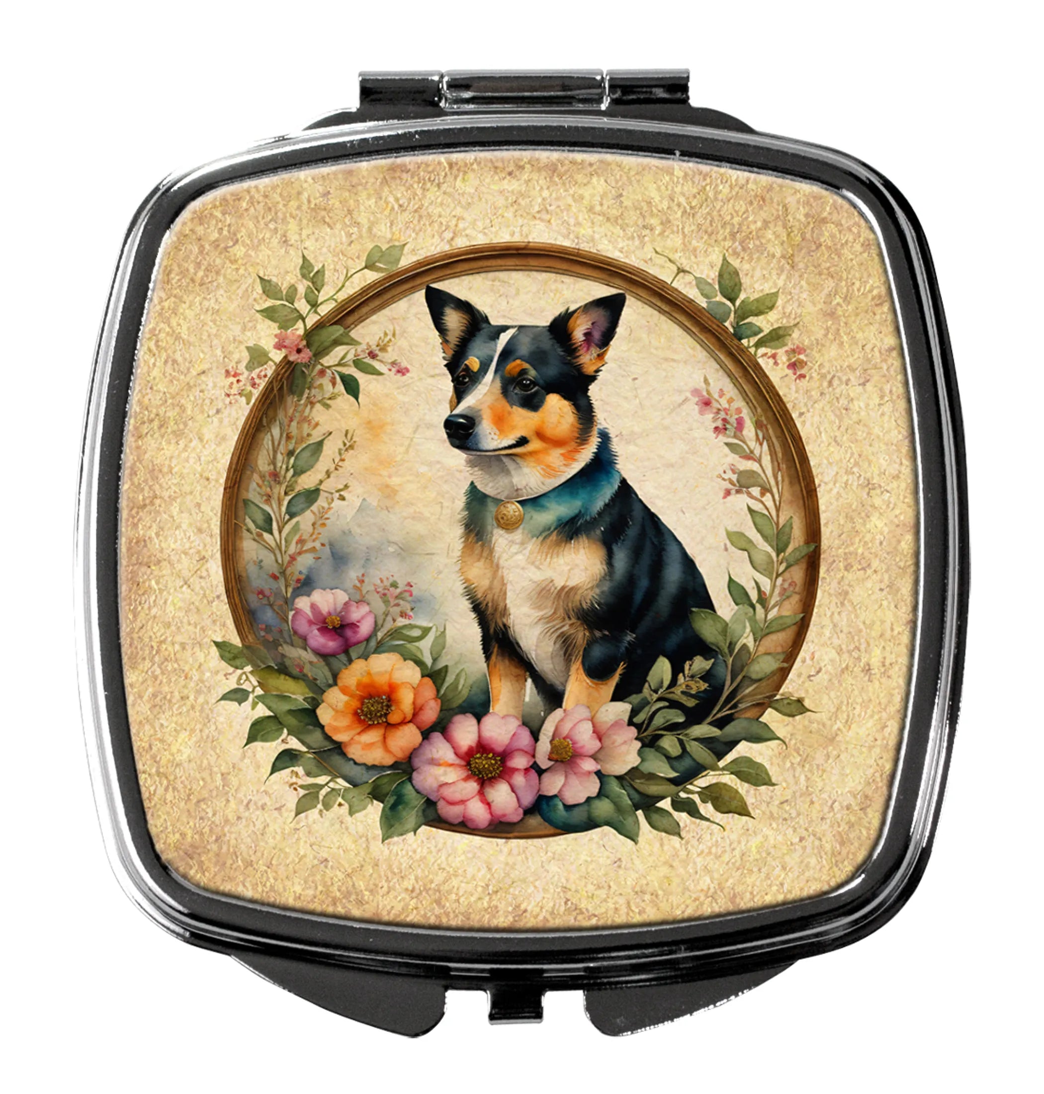 Frame of Flowers Compact Mirror - Pack Of: 1 | Collection name: Frame of flowers