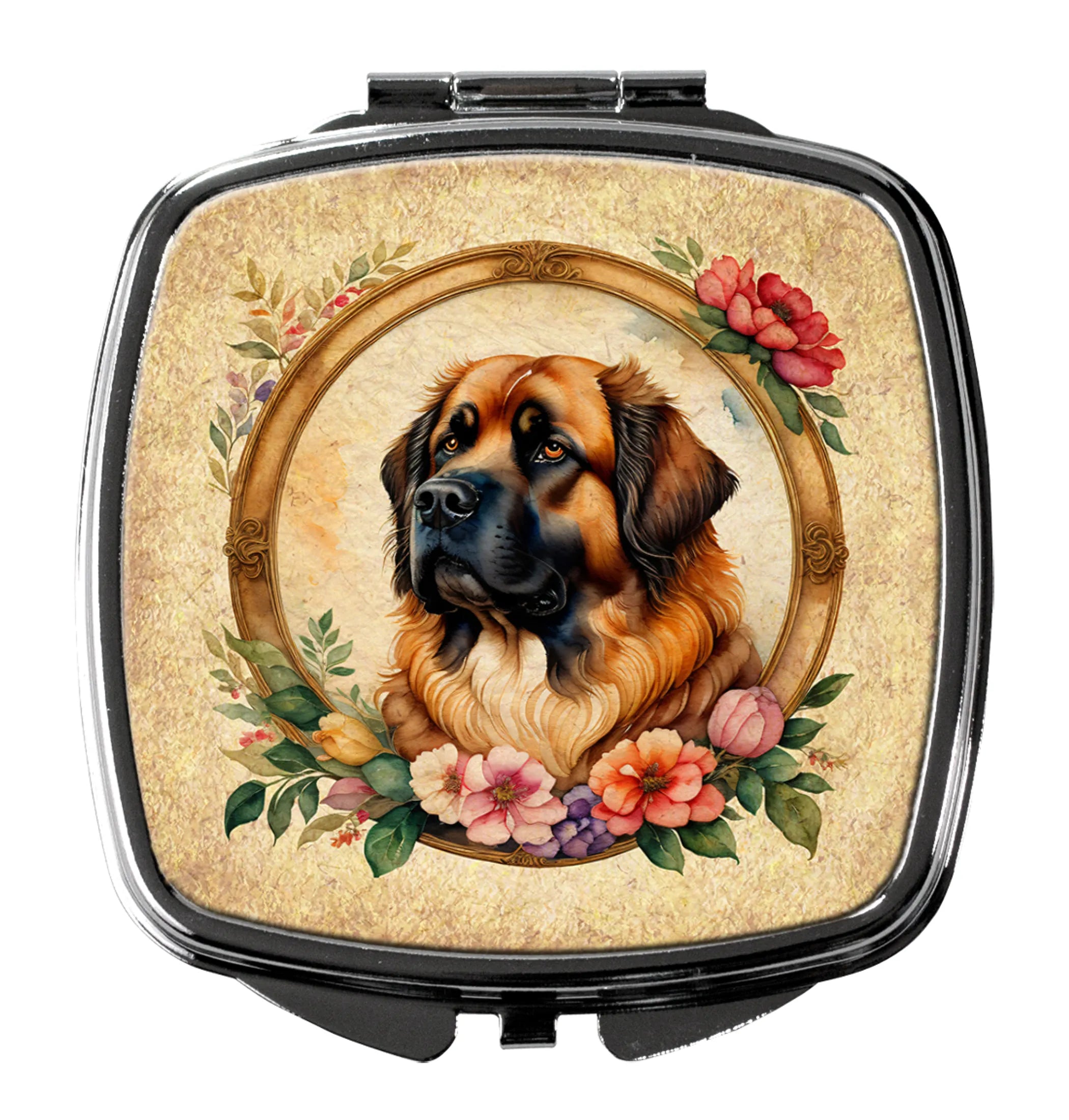 Frame of Flowers Compact Mirror - Pack Of: 1 | Collection name: Frame of flowers