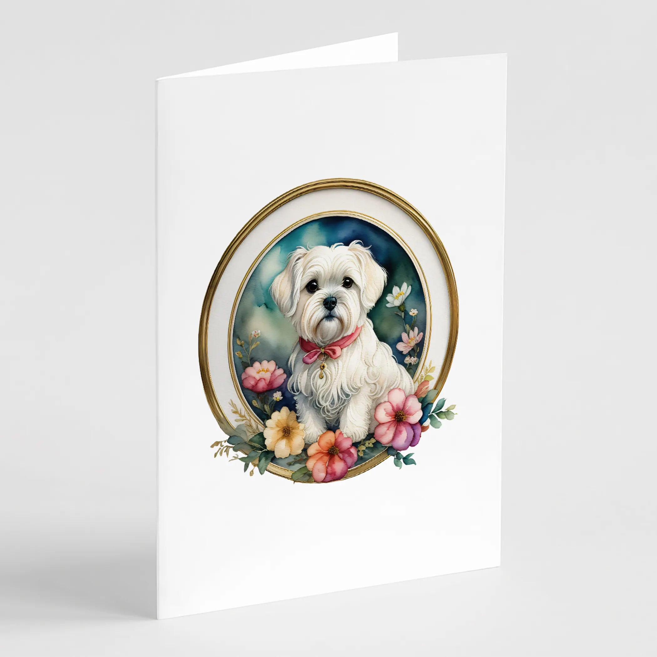 Frame of Flowers Greeting Cards  - Size: 5X7 | Pack Of: 1 | Collection name: Frame of flowers