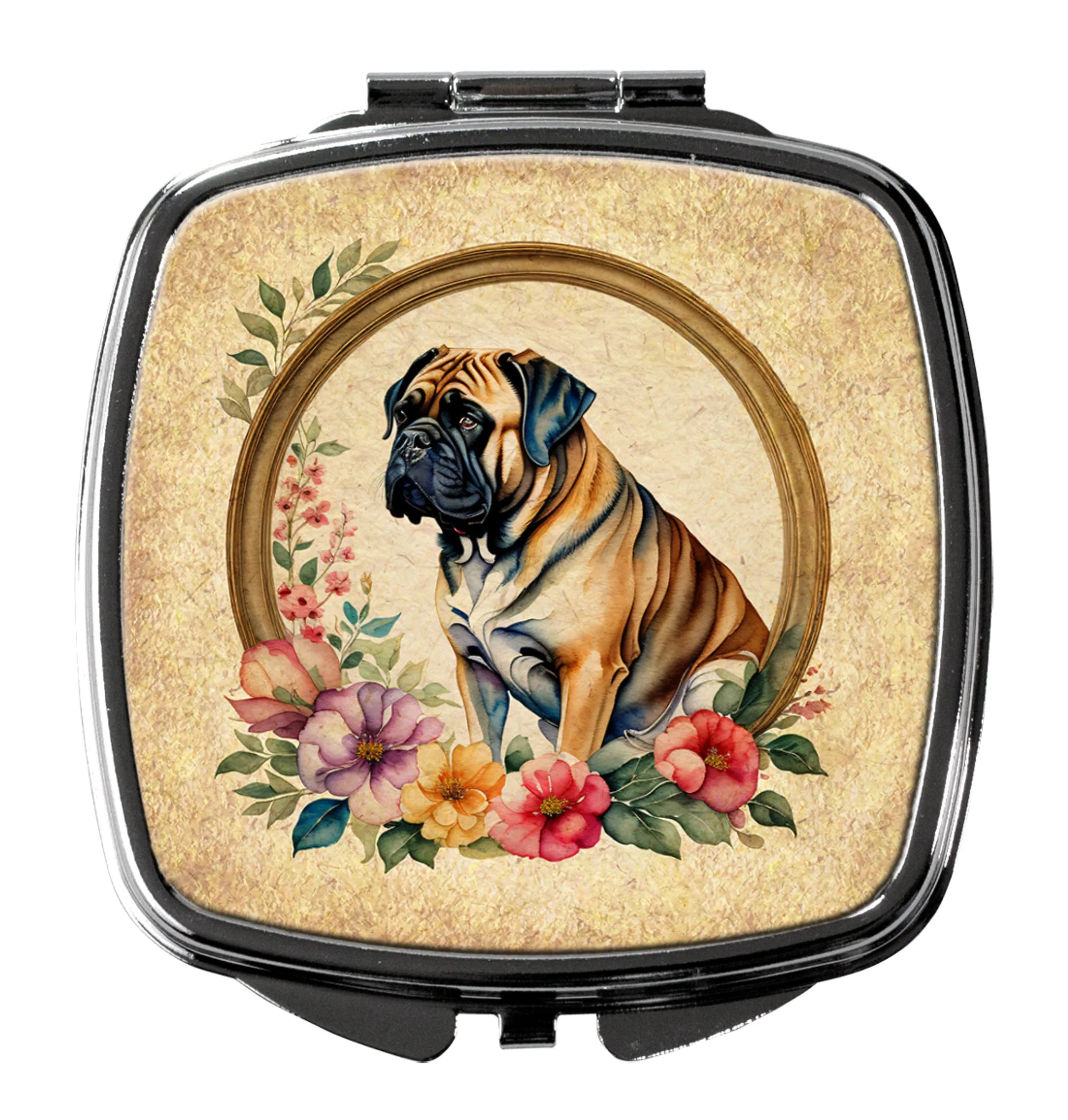 Frame of Flowers Compact Mirror - Pack Of: 1 | Collection name: Frame of flowers