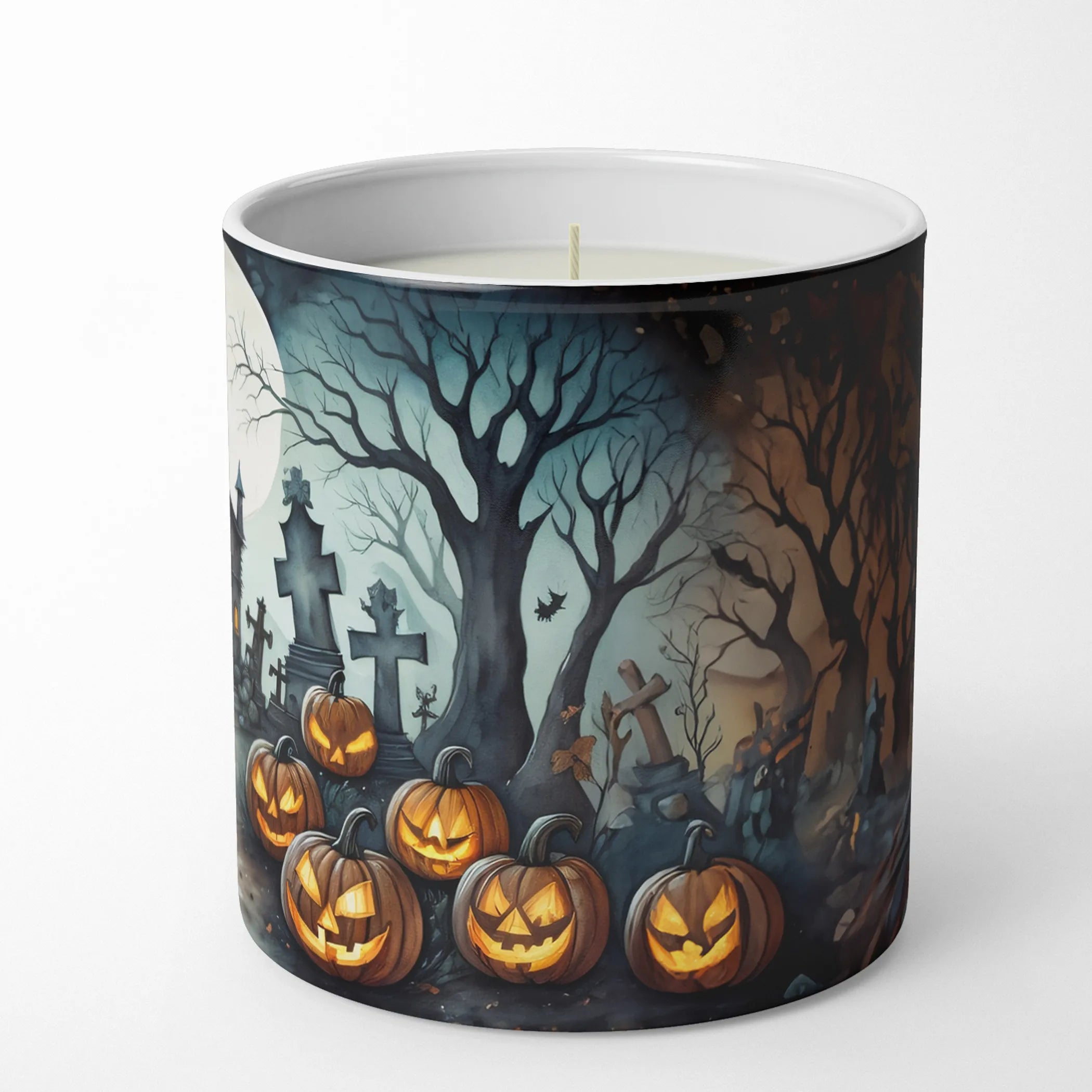 More Spooky Halloween Decorative Soy Candle - Size: 10 OZ | Pack Of: 1 | Collection name: More spooky halloween
