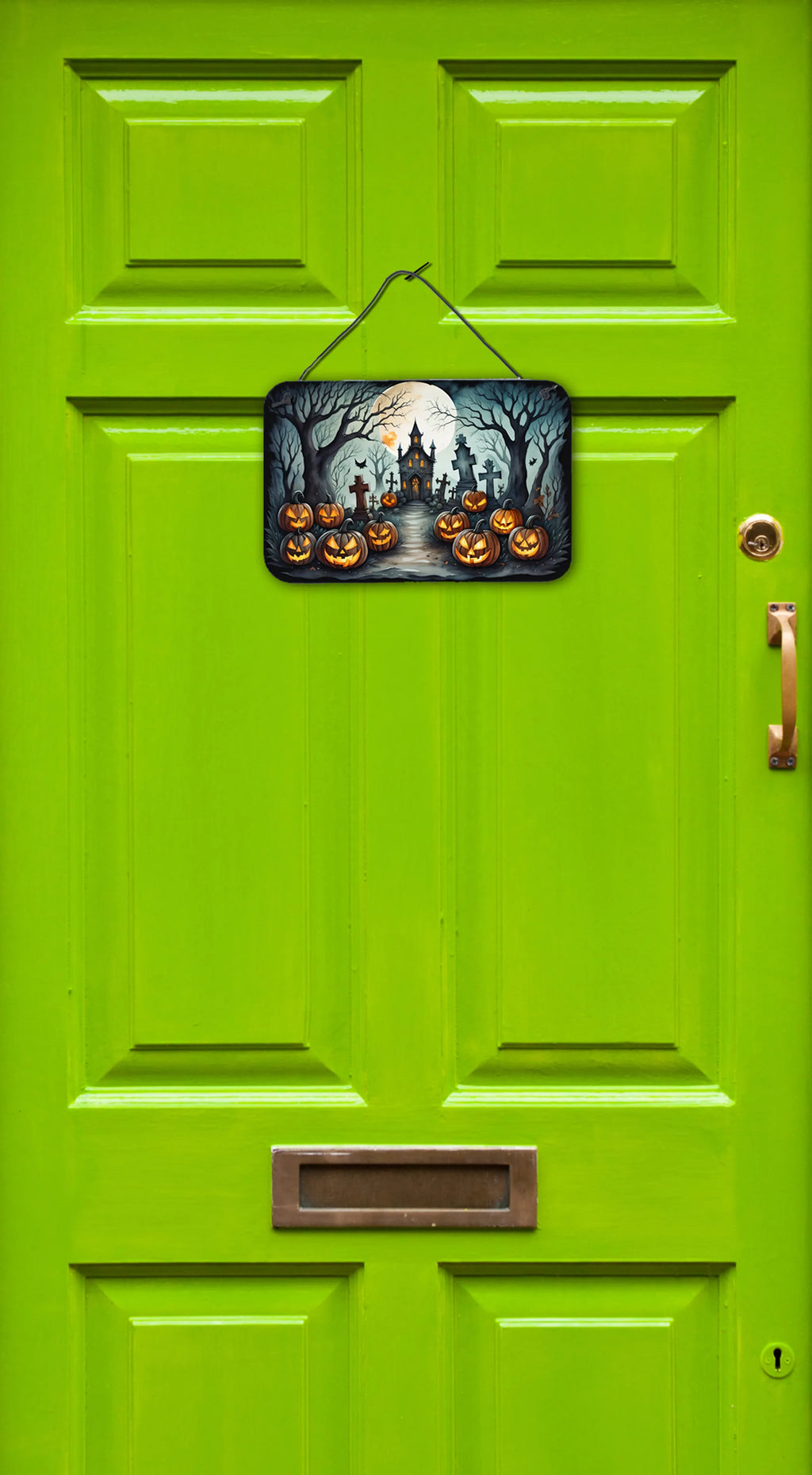 More Spooky Halloween Wall or Door Hanging Prints - Size: 8HX12W | Pack Of: 1 | Collection name: More spooky halloween