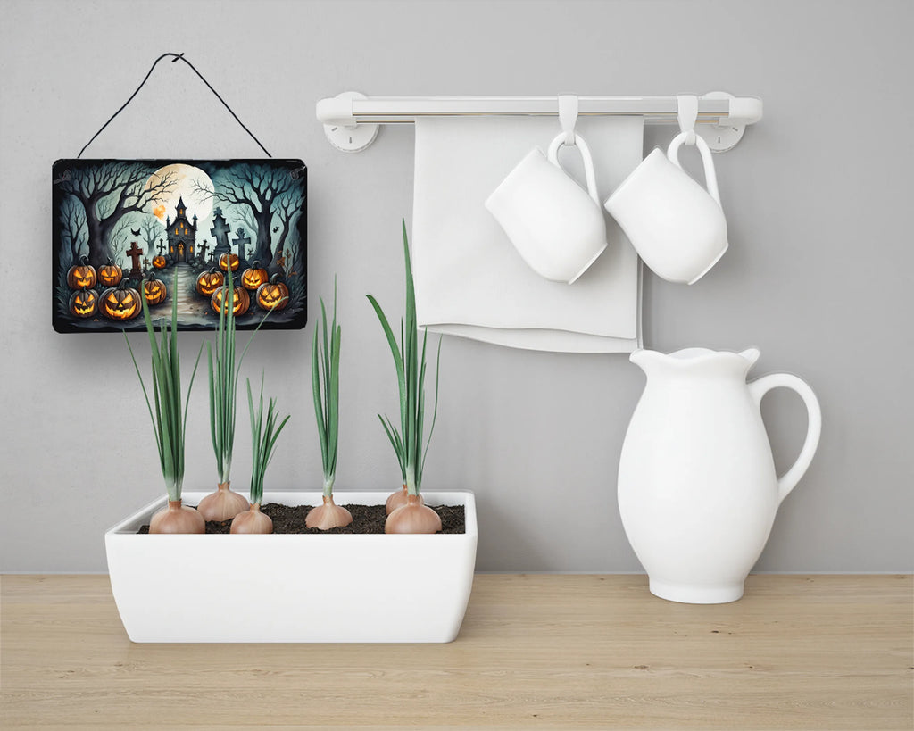 More Spooky Halloween Wall or Door Hanging Prints - Size: 8HX12W | Pack Of: 1 | Collection name: More spooky halloween