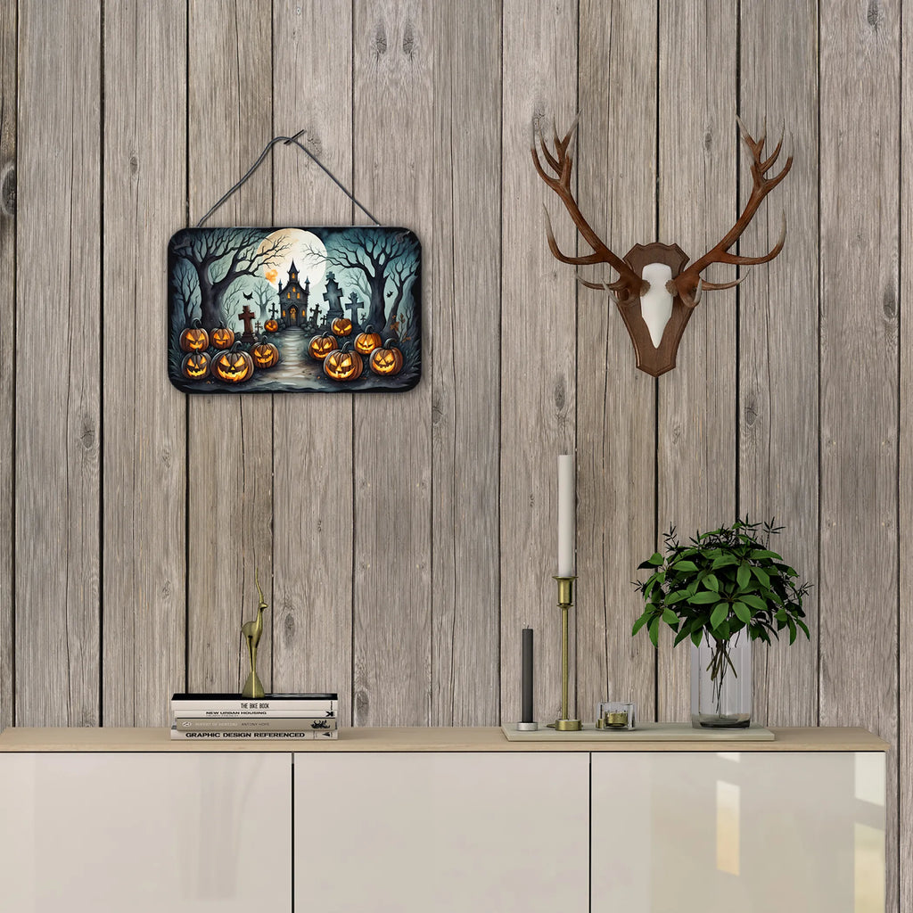 More Spooky Halloween Wall or Door Hanging Prints - Size: 8HX12W | Pack Of: 1 | Collection name: More spooky halloween