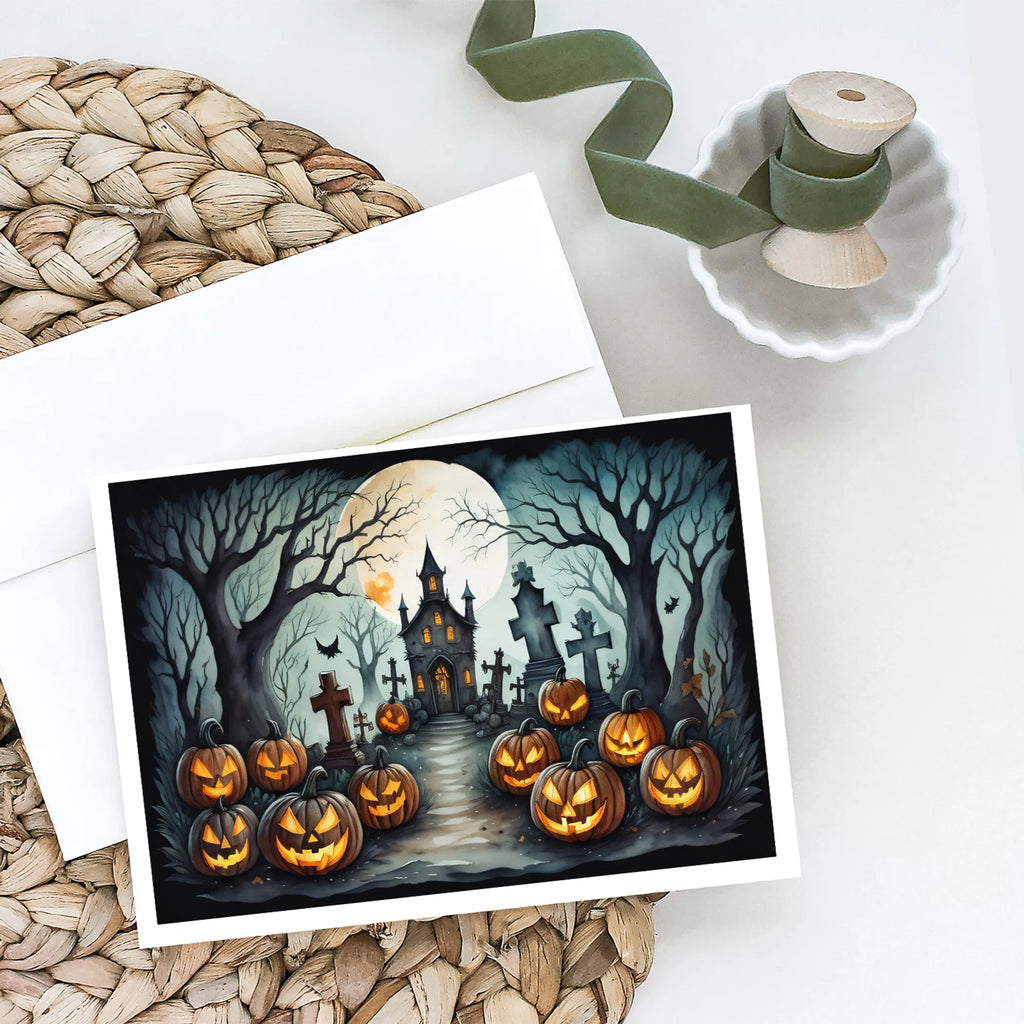 More Spooky Halloween Greeting Cards  - Size: 5X7 | Pack Of: 8 | Collection name: More spooky halloween
