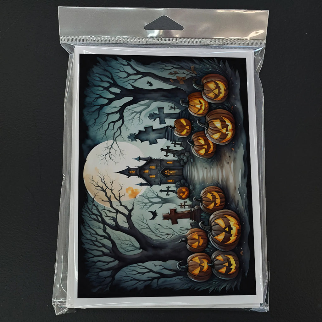 More Spooky Halloween Greeting Cards  - Size: 5X7 | Pack Of: 8 | Collection name: More spooky halloween