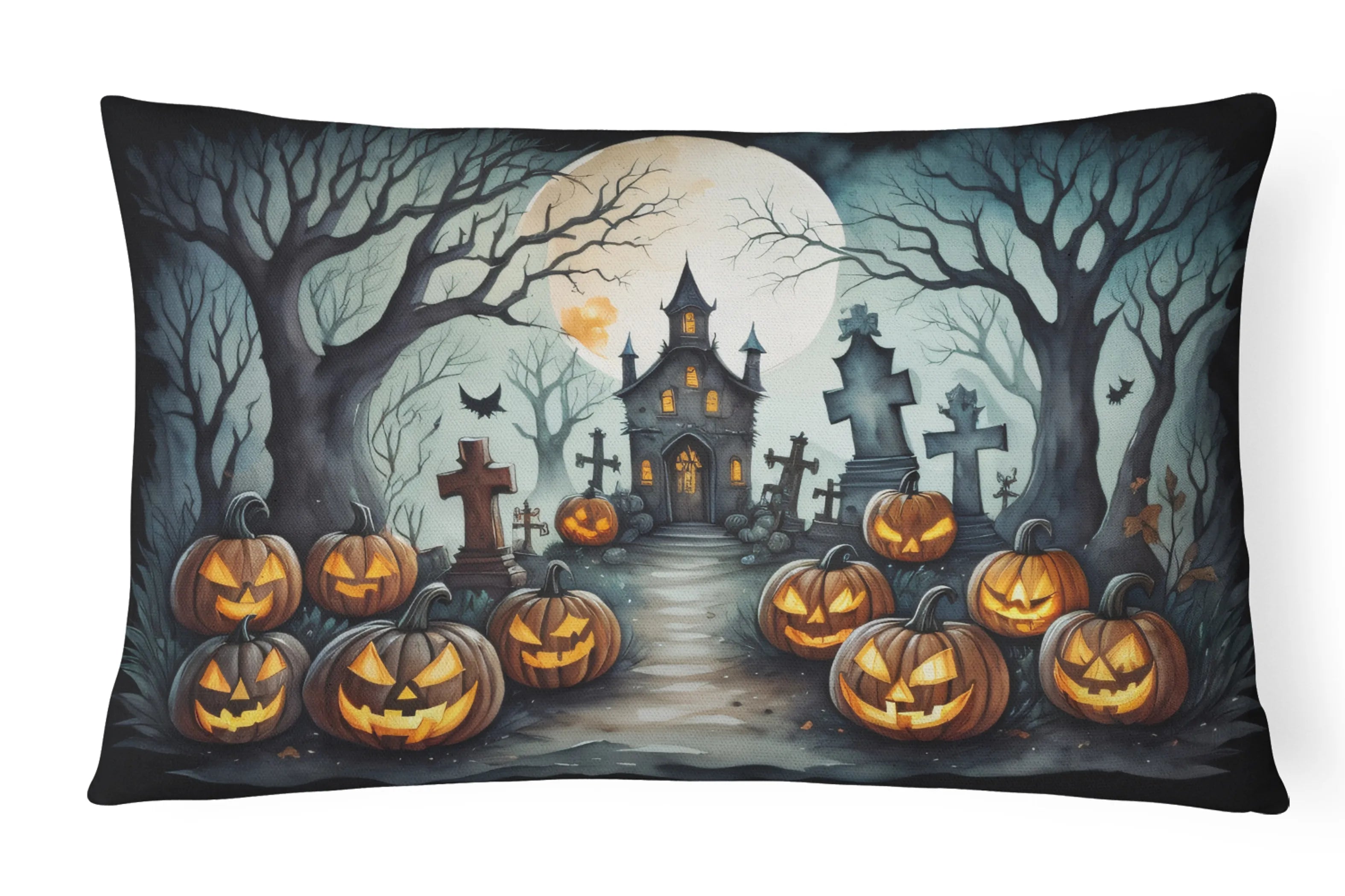 More Spooky Halloween Throw Pillow - Pack Of: 1 | Collection name: More spooky halloween
