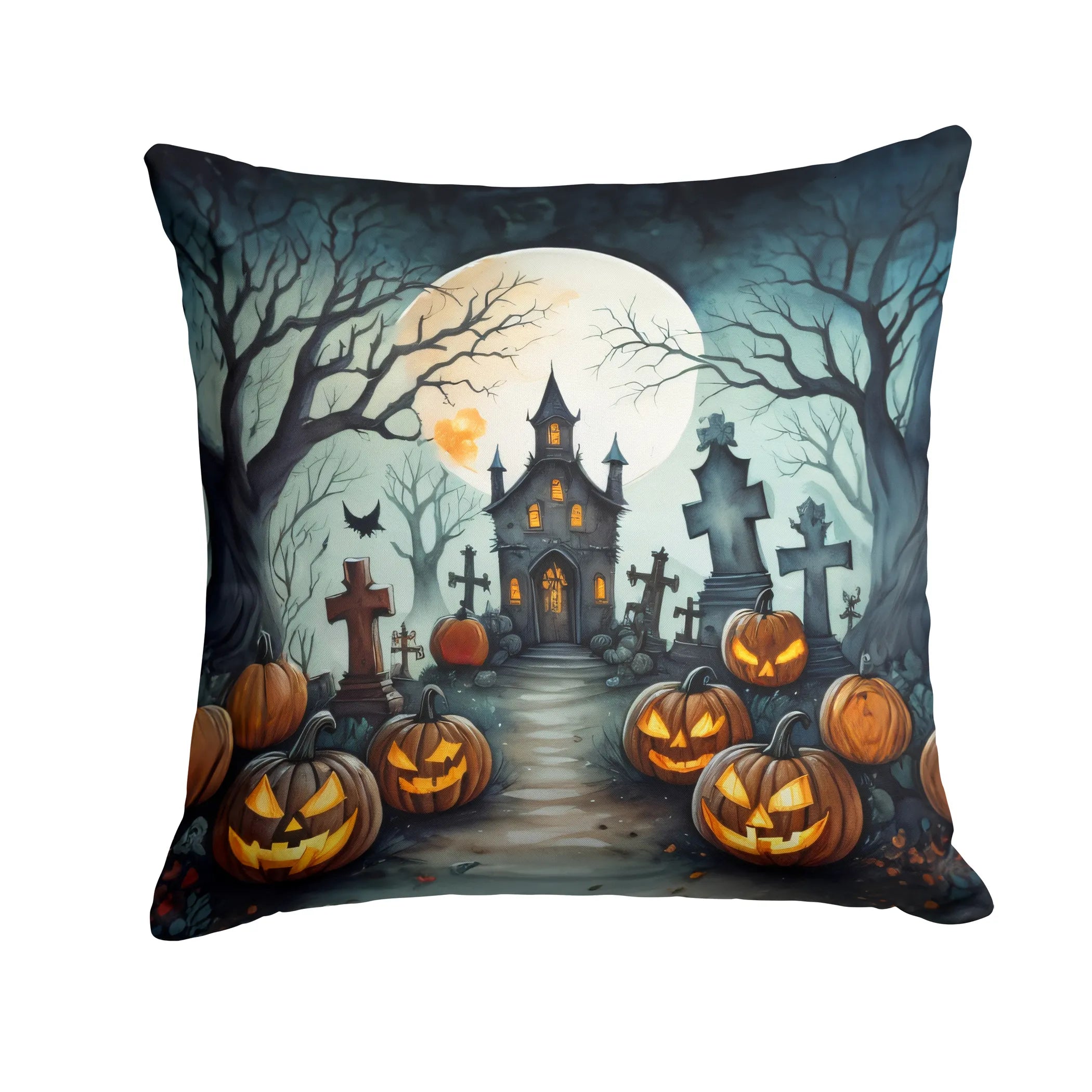 More Spooky Halloween Throw Pillow - Pack Of: 1 | Collection name: More spooky halloween