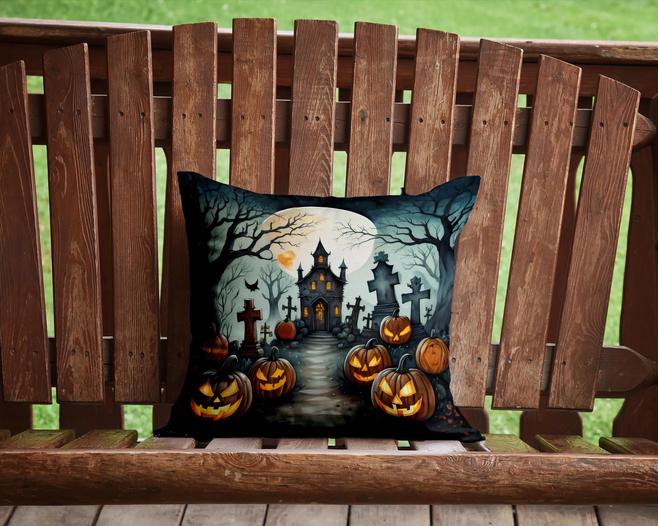 More Spooky Halloween Throw Pillow - Pack Of: 1 | Collection name: More spooky halloween