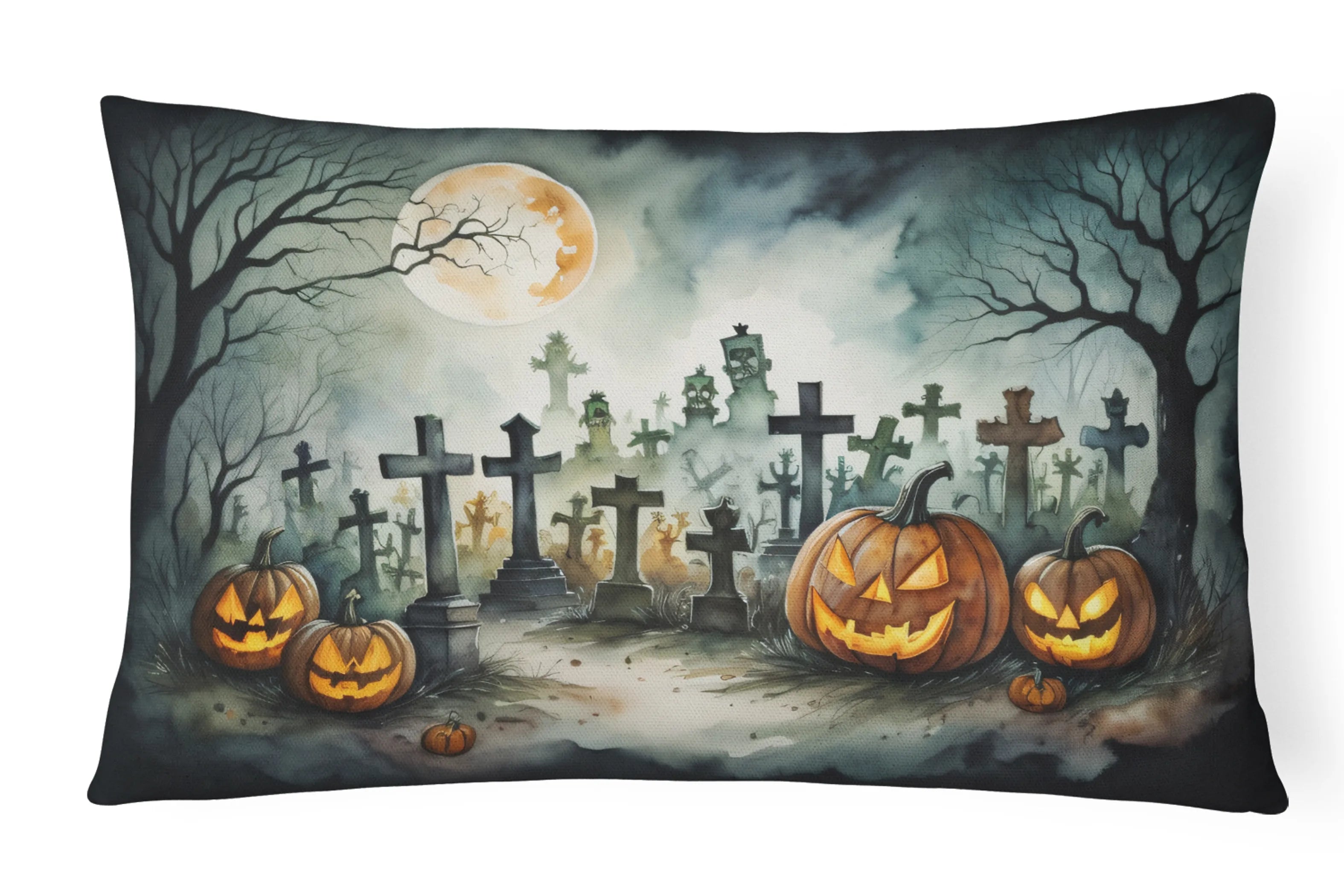 More Spooky Halloween Throw Pillow - Pack Of: 1 | Collection name: More spooky halloween