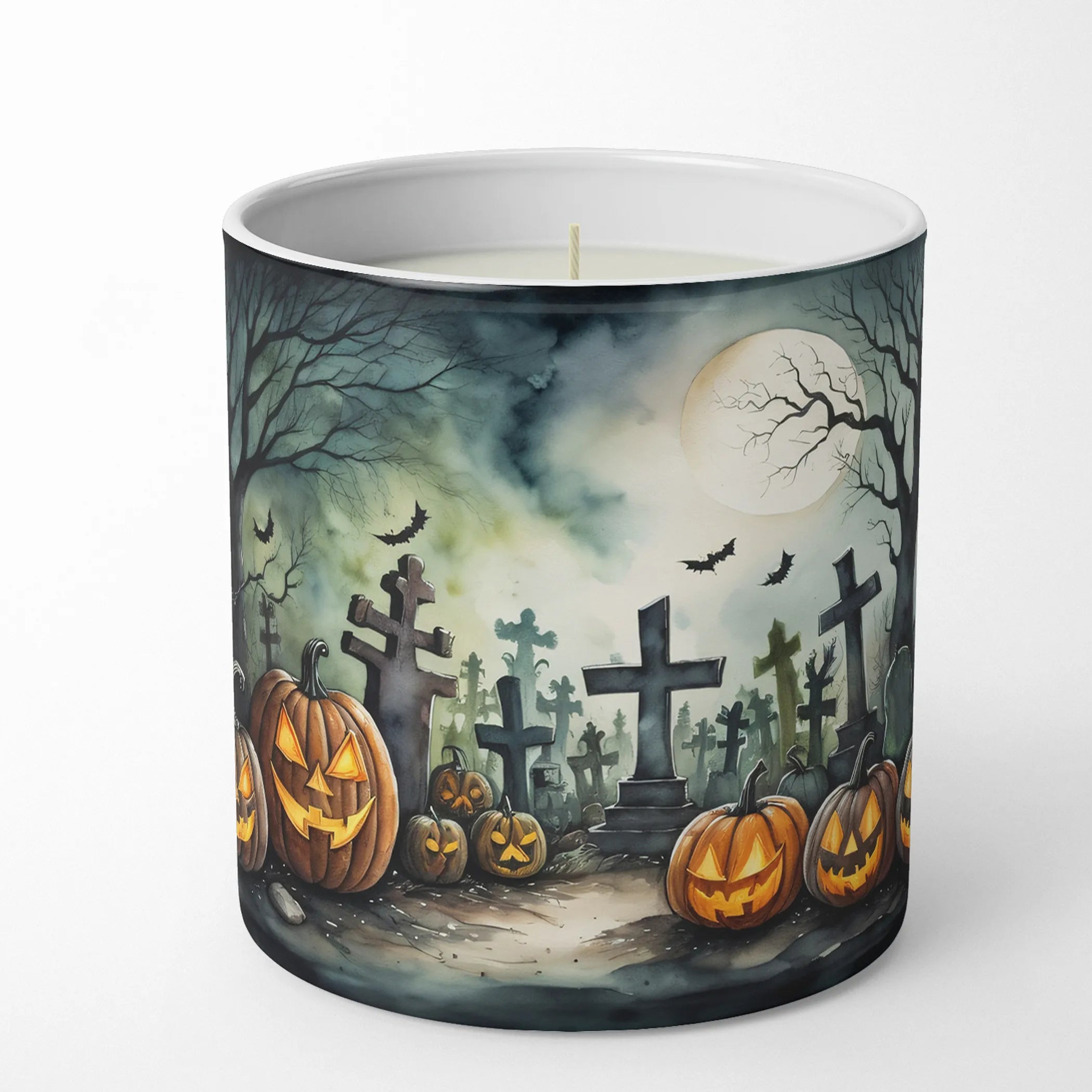 More Spooky Halloween Decorative Soy Candle - Size: 10 OZ | Pack Of: 1 | Collection name: More spooky halloween
