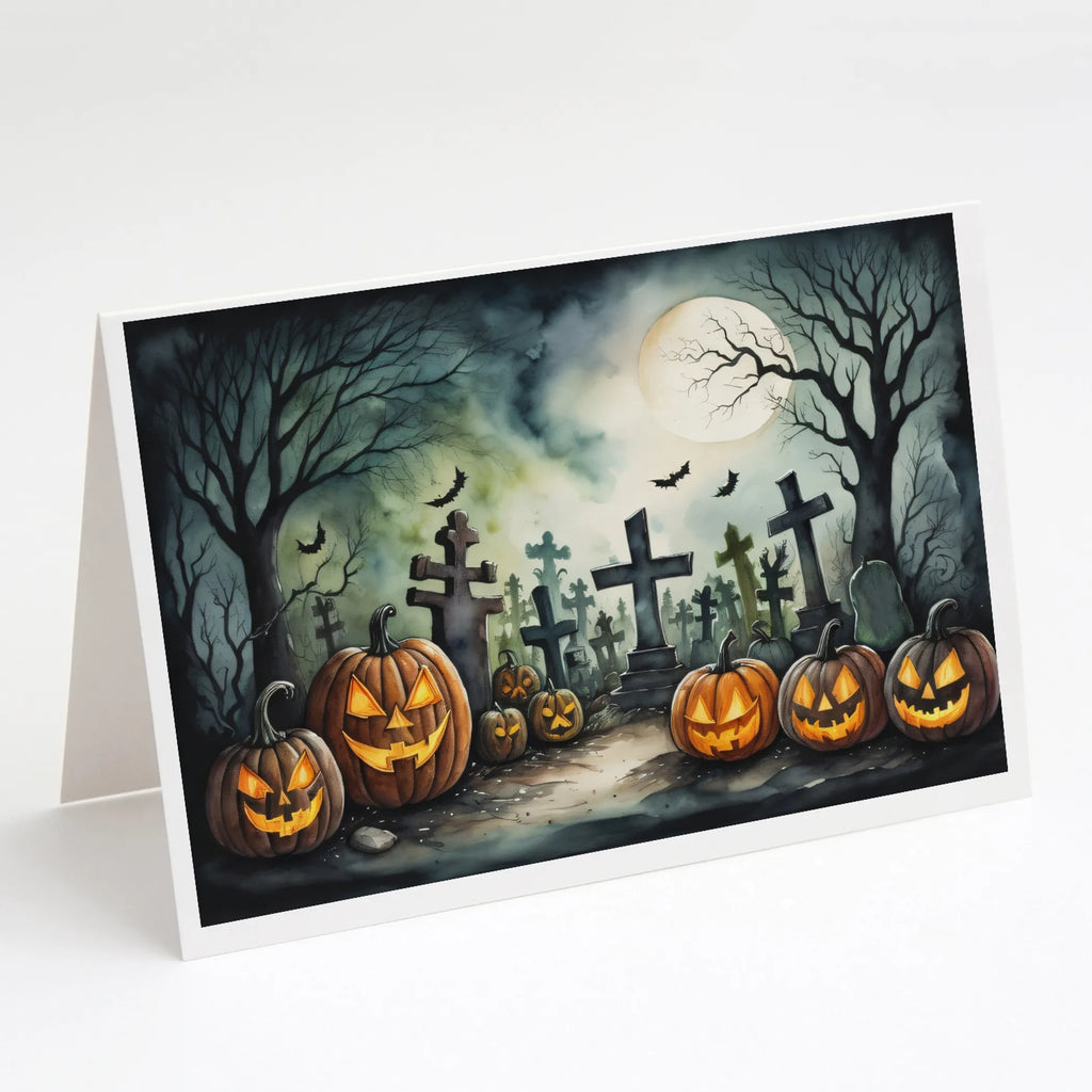 More Spooky Halloween Greeting Cards  - Size: 5X7 | Pack Of: 8 | Collection name: More spooky halloween