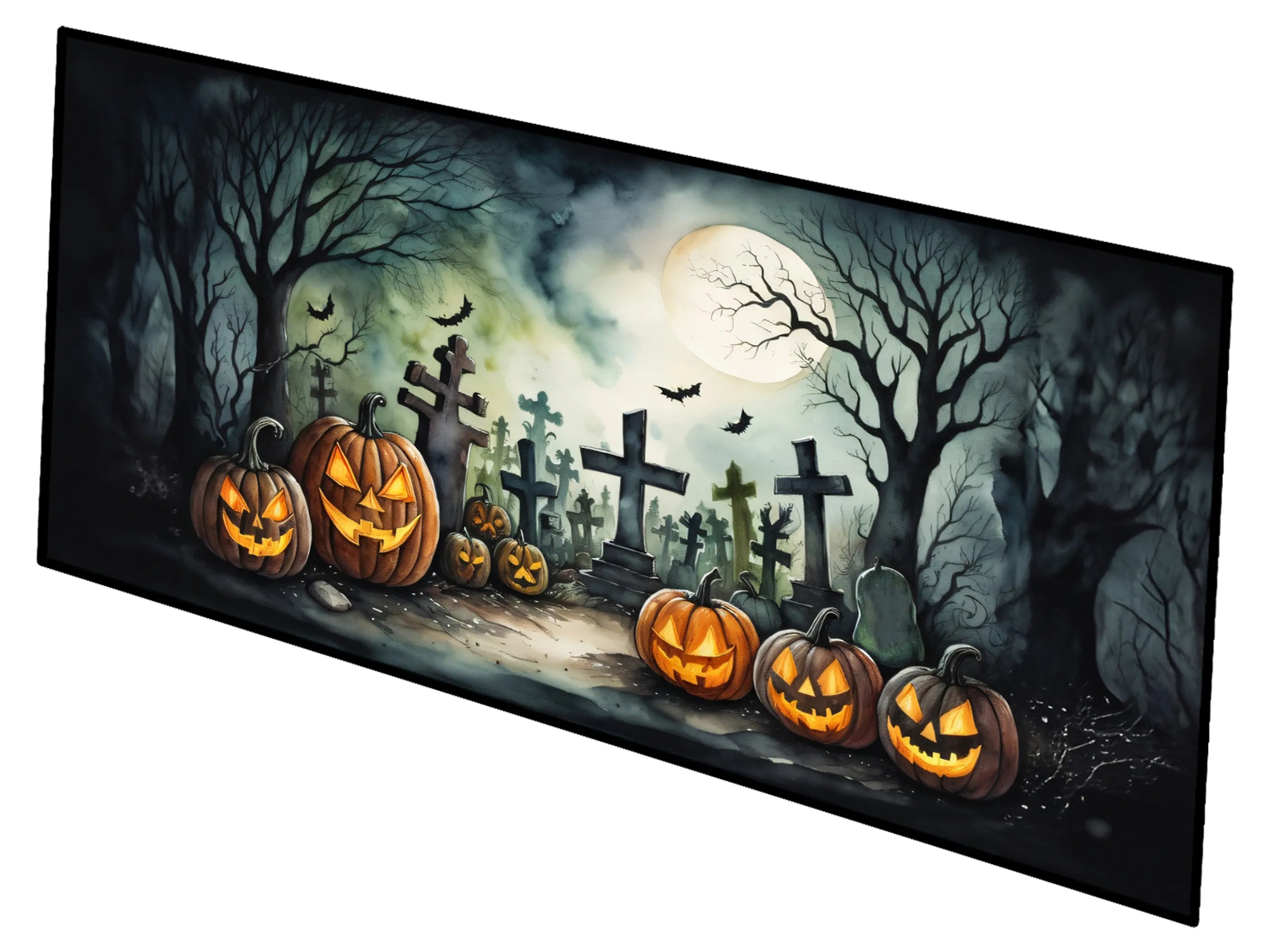 More Spooky Halloween Runner Mat 28x58 - Size: 28HX58W | Pack Of: 1 | Collection name: More spooky halloween