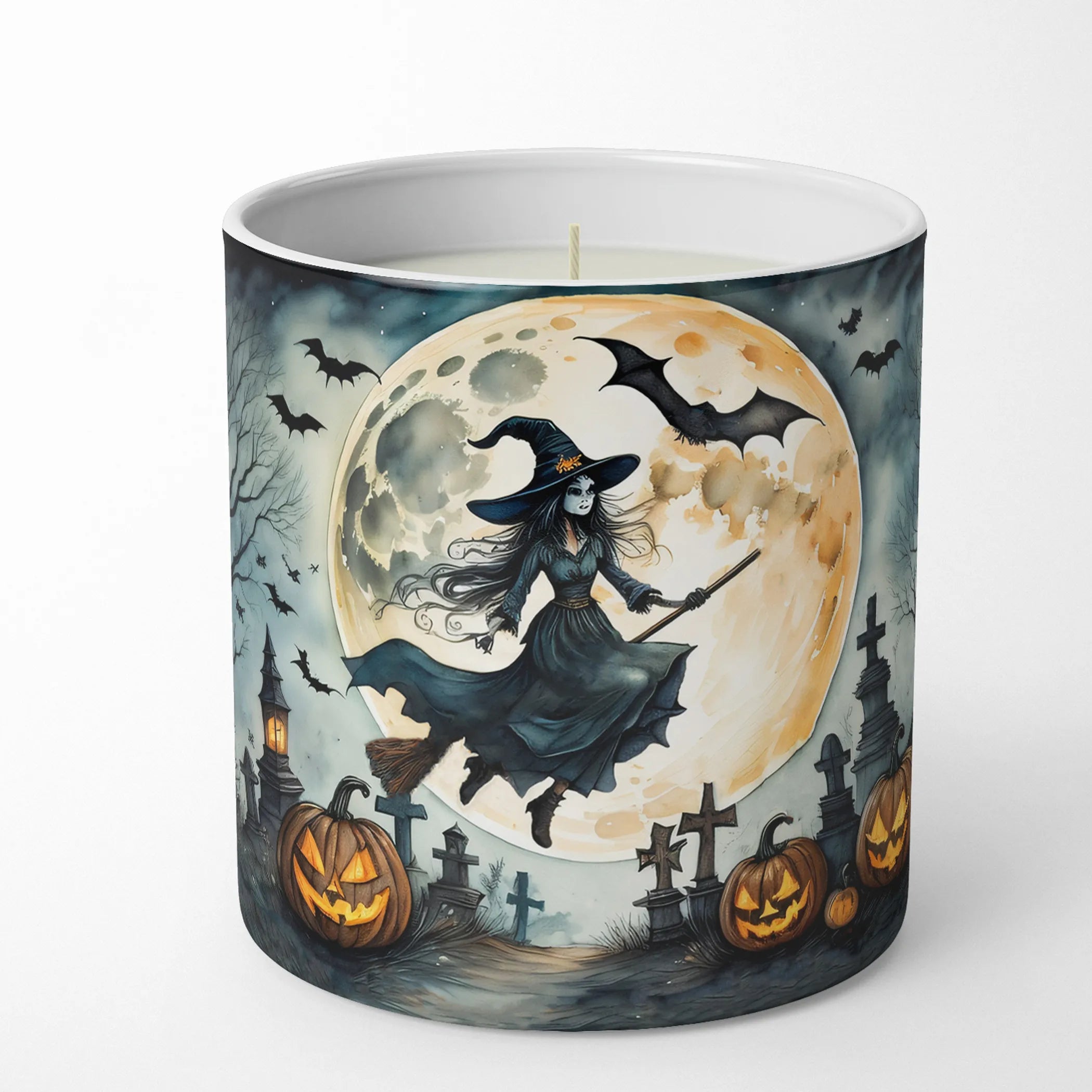 More Spooky Halloween Decorative Soy Candle - Size: 10 OZ | Pack Of: 1 | Collection name: More spooky halloween