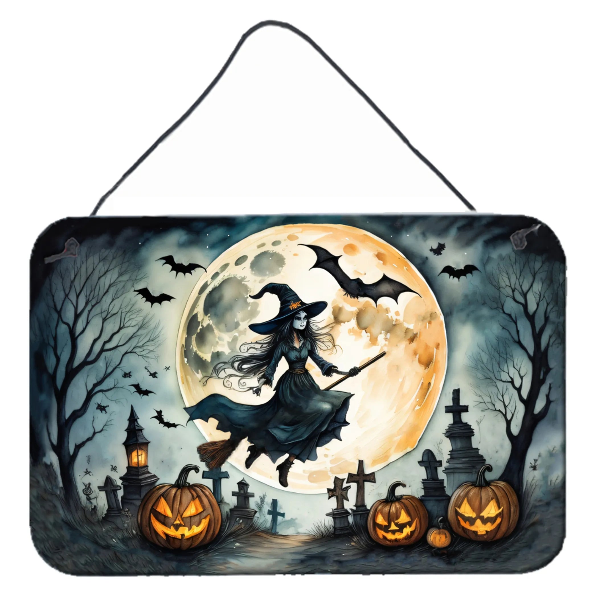 More Spooky Halloween Wall or Door Hanging Prints - Size: 8HX12W | Pack Of: 1 | Collection name: More spooky halloween