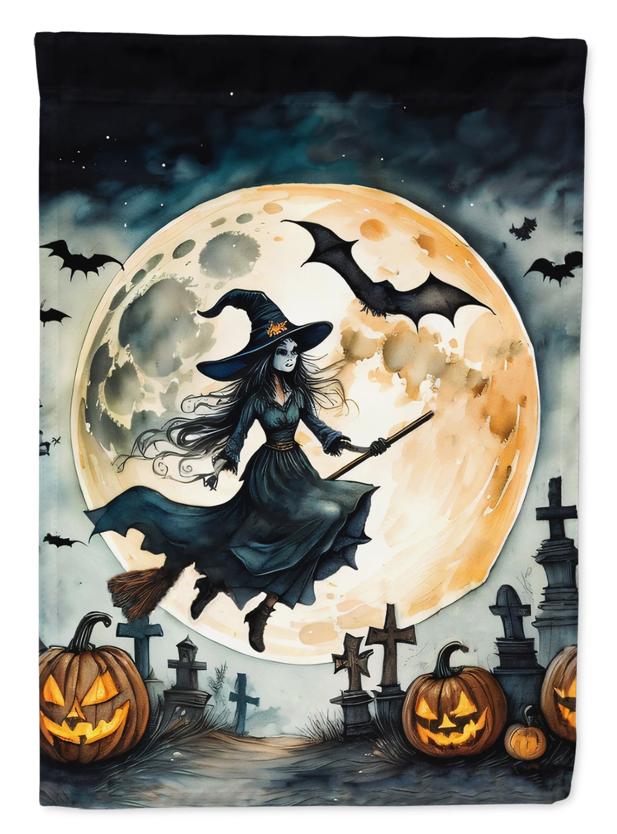 More Spooky Halloween Decorative Flag - Pack Of: 1 | Collection name: More spooky halloween