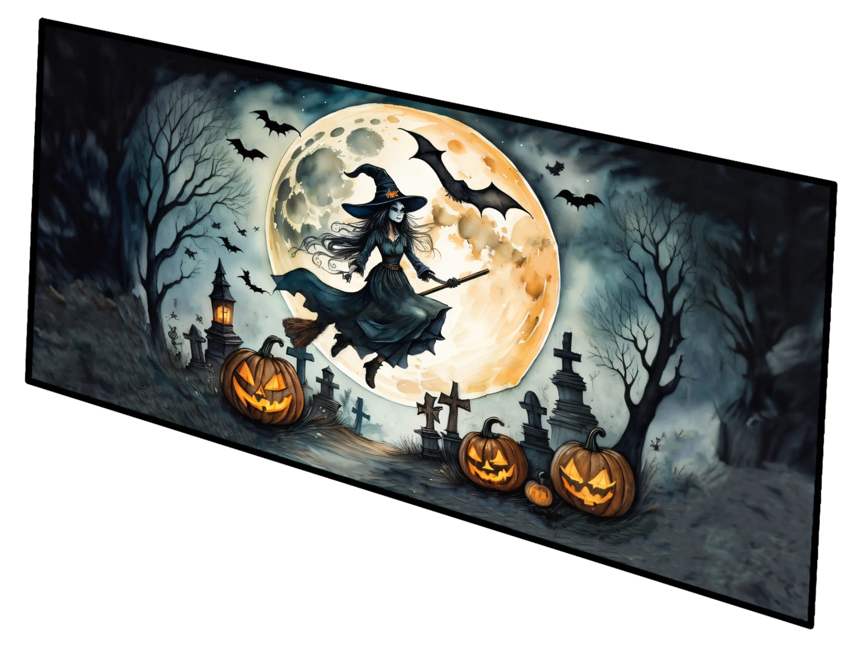 More Spooky Halloween Runner Mat 28x58 - Size: 28HX58W | Pack Of: 1 | Collection name: More spooky halloween