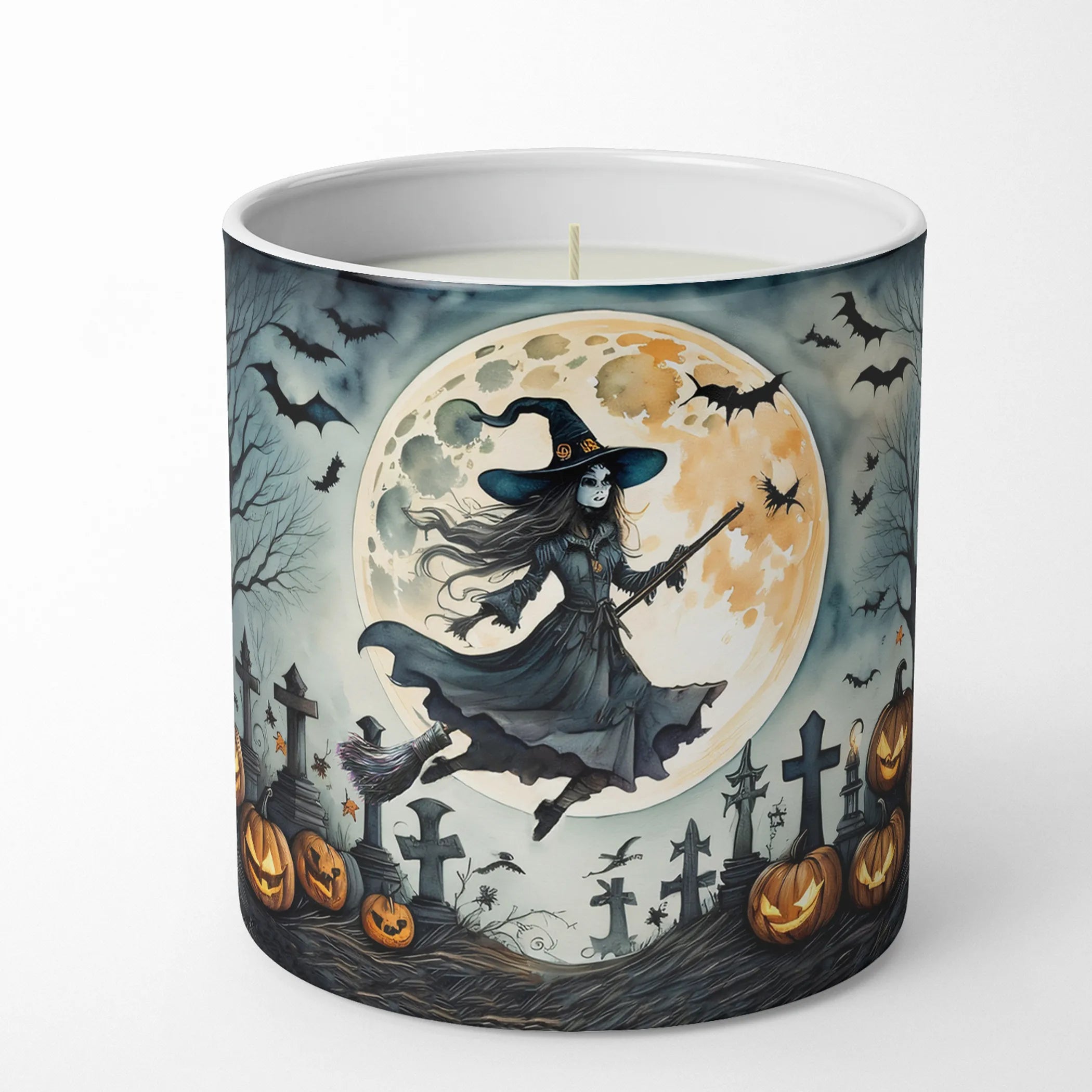 More Spooky Halloween Decorative Soy Candle - Size: 10 OZ | Pack Of: 1 | Collection name: More spooky halloween