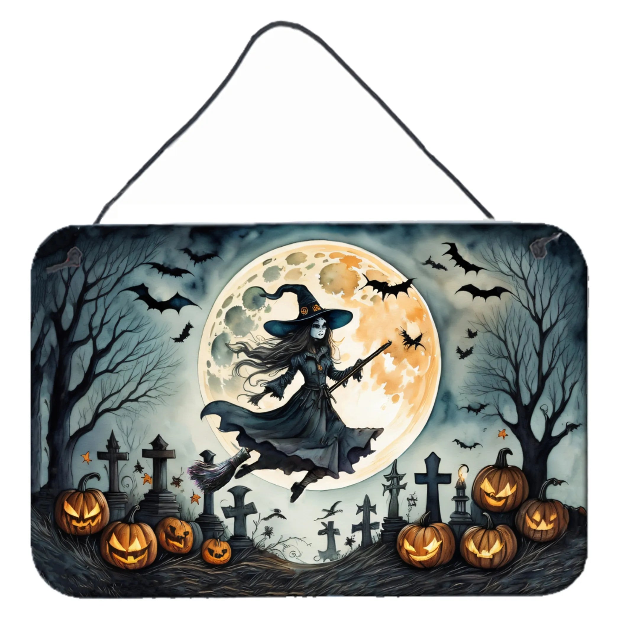 More Spooky Halloween Wall or Door Hanging Prints - Size: 8HX12W | Pack Of: 1 | Collection name: More spooky halloween