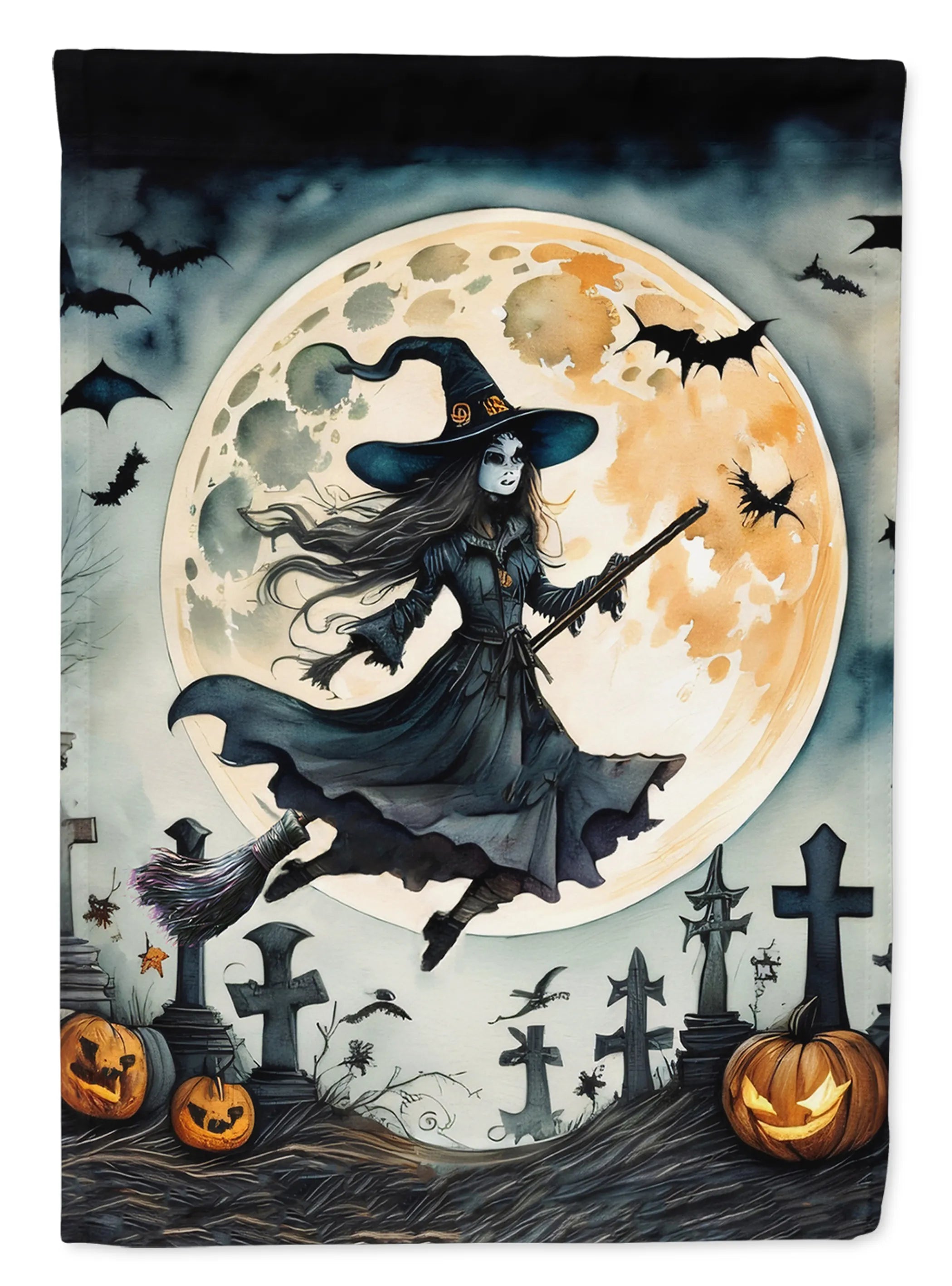 More Spooky Halloween Decorative Flag - Pack Of: 1 | Collection name: More spooky halloween