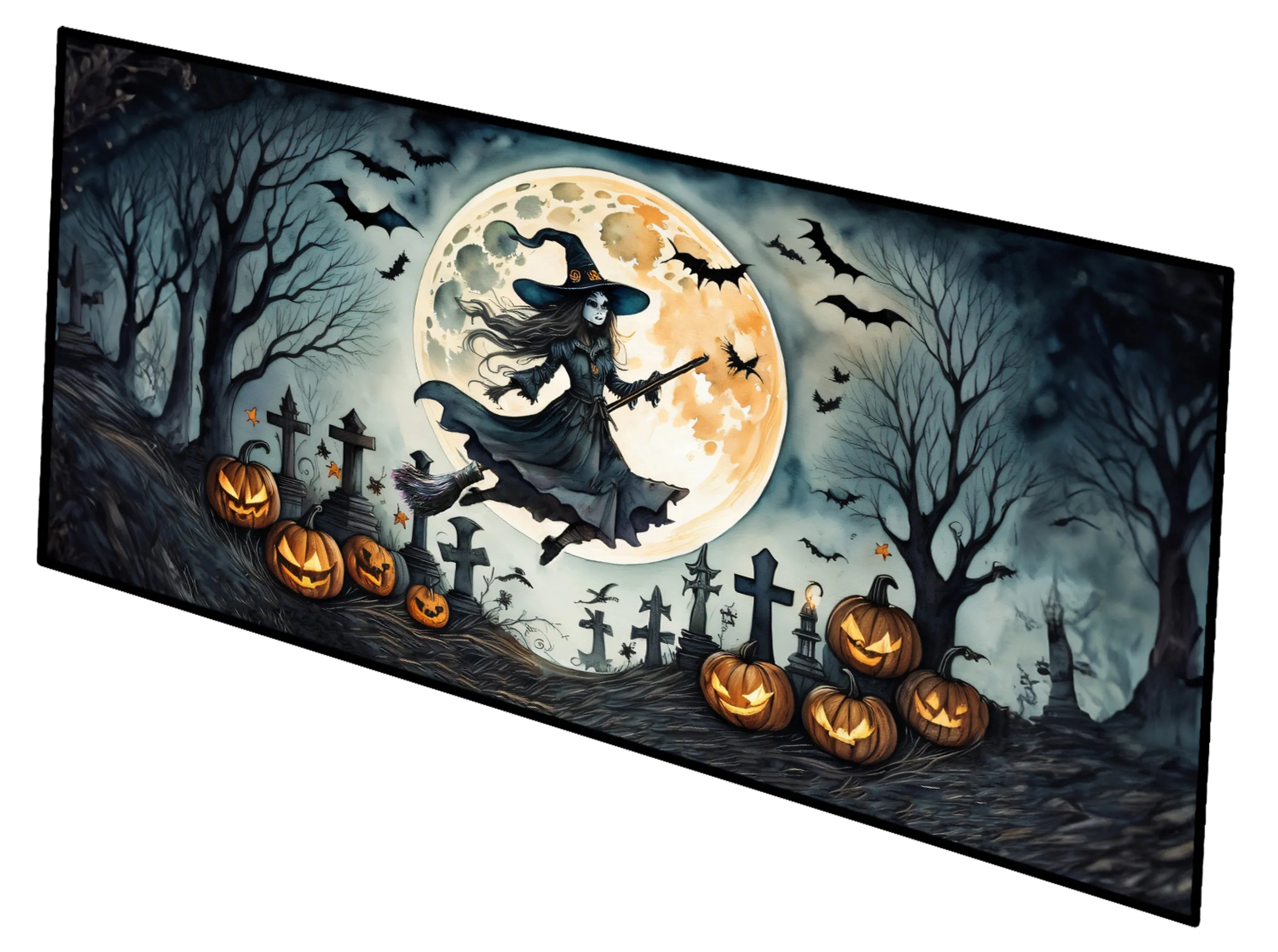 More Spooky Halloween Runner Mat 28x58 - Size: 28HX58W | Pack Of: 1 | Collection name: More spooky halloween