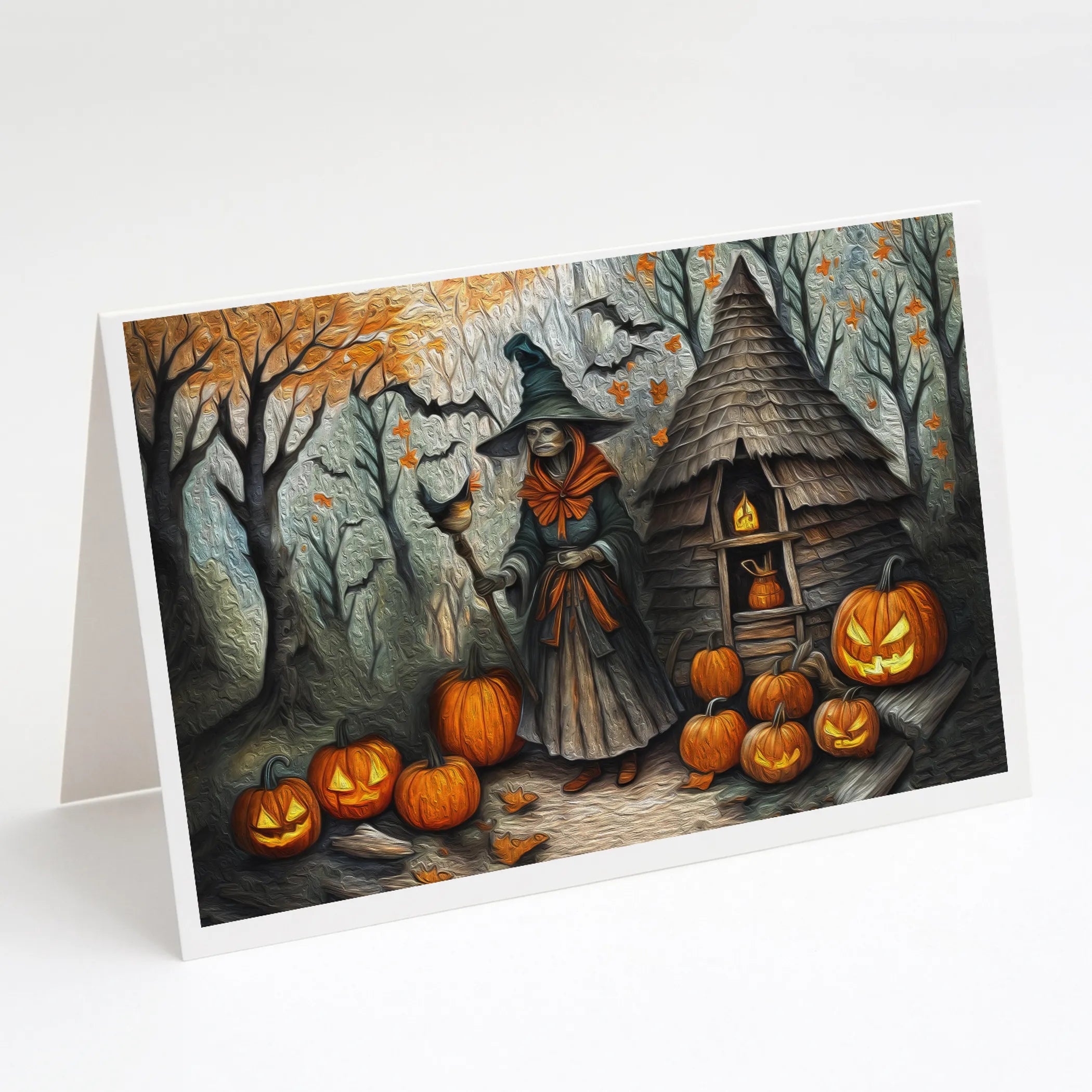 More Spooky Halloween Greeting Cards  - Size: 5X7 | Pack Of: 8 | Collection name: More spooky halloween
