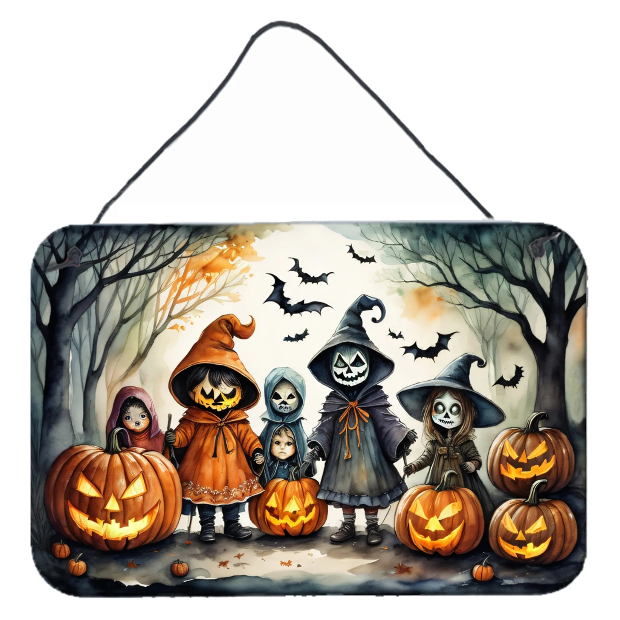 More Spooky Halloween Wall or Door Hanging Prints - Size: 8HX12W | Pack Of: 1 | Collection name: More spooky halloween