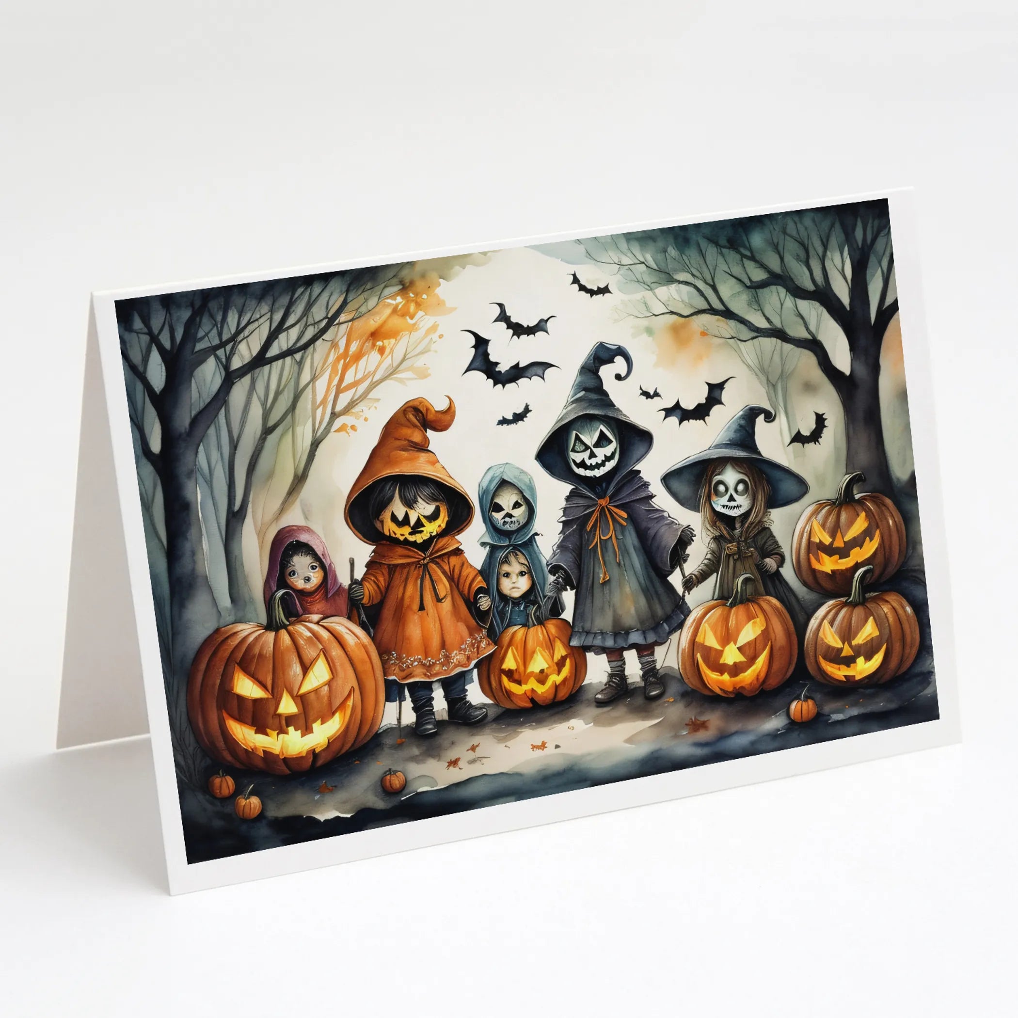 More Spooky Halloween Greeting Cards  - Size: 5X7 | Pack Of: 8 | Collection name: More spooky halloween