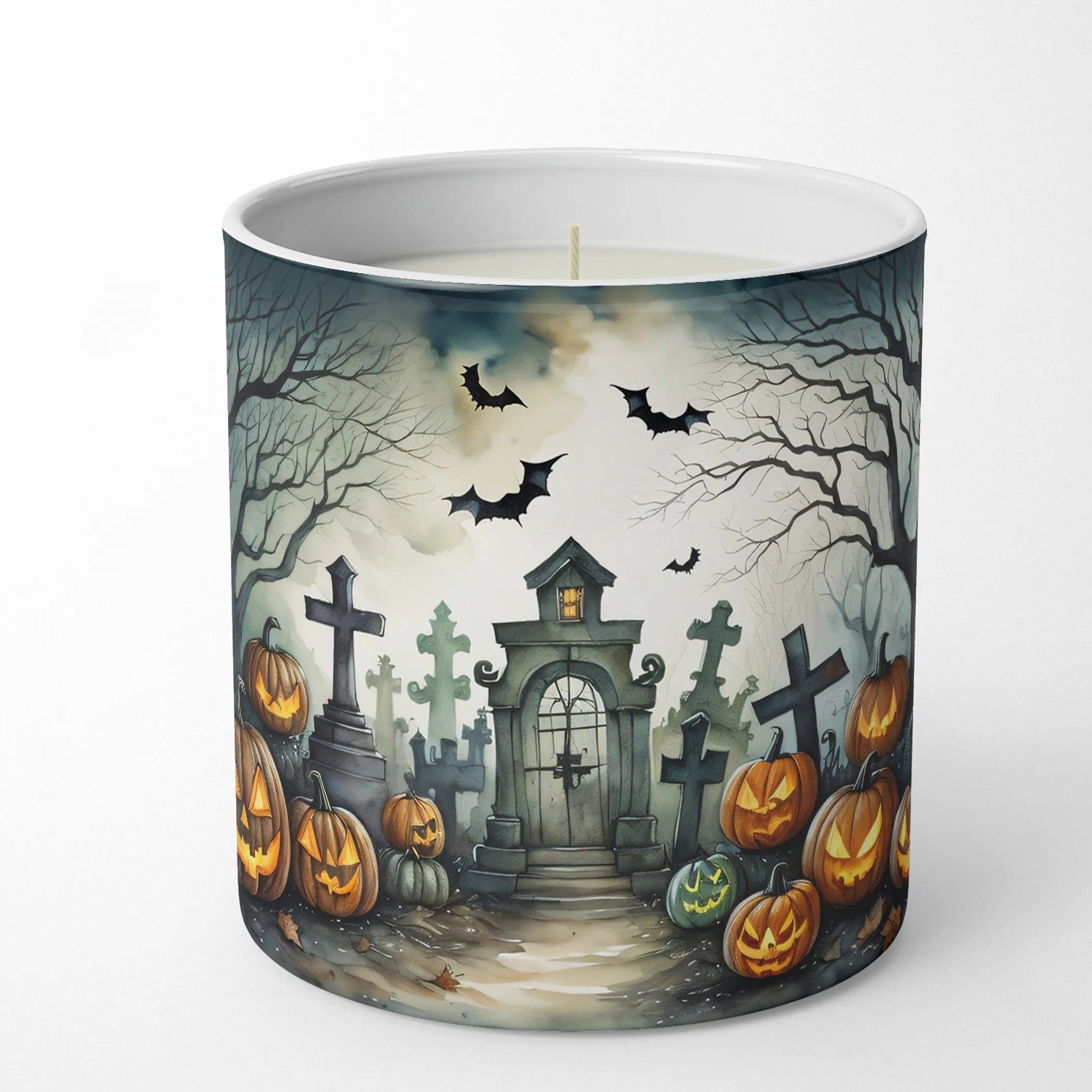 More Spooky Halloween Decorative Soy Candle - Size: 10 OZ | Pack Of: 1 | Collection name: More spooky halloween