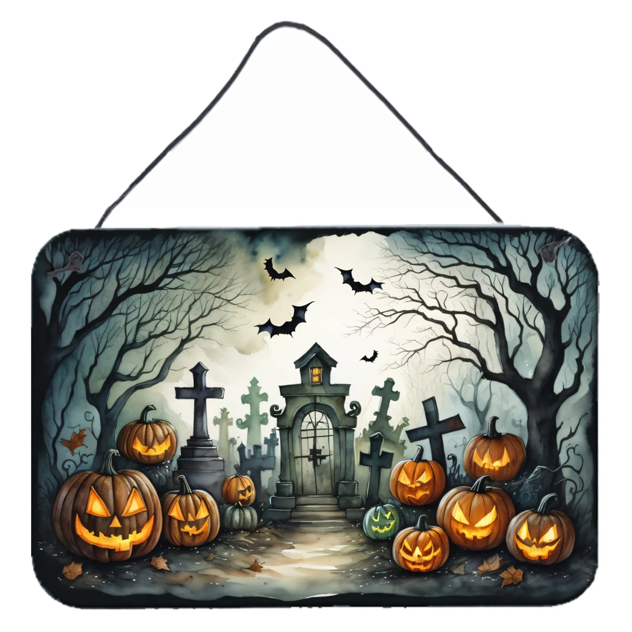 More Spooky Halloween Wall or Door Hanging Prints - Size: 8HX12W | Pack Of: 1 | Collection name: More spooky halloween