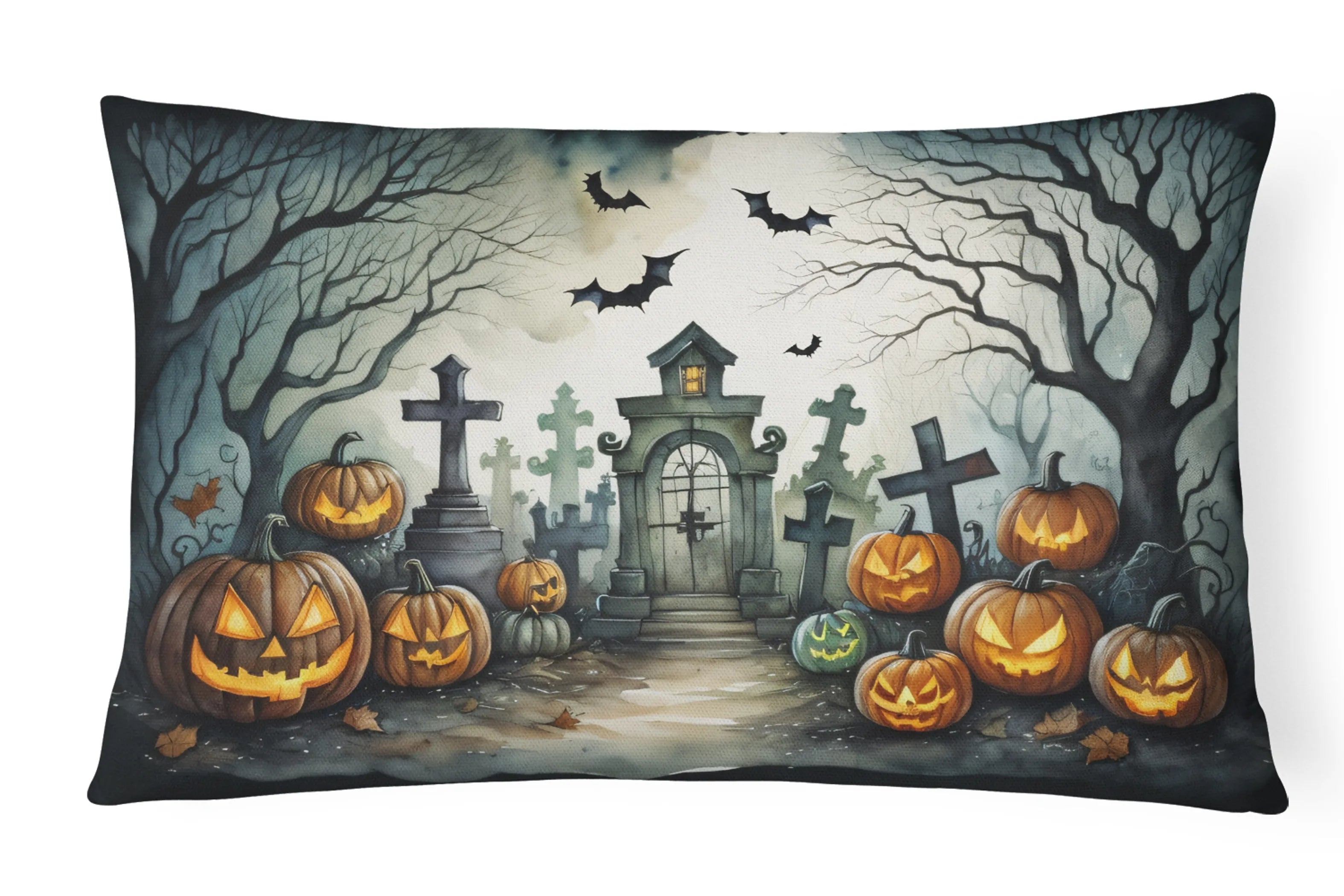 More Spooky Halloween Throw Pillow - Pack Of: 1 | Collection name: More spooky halloween