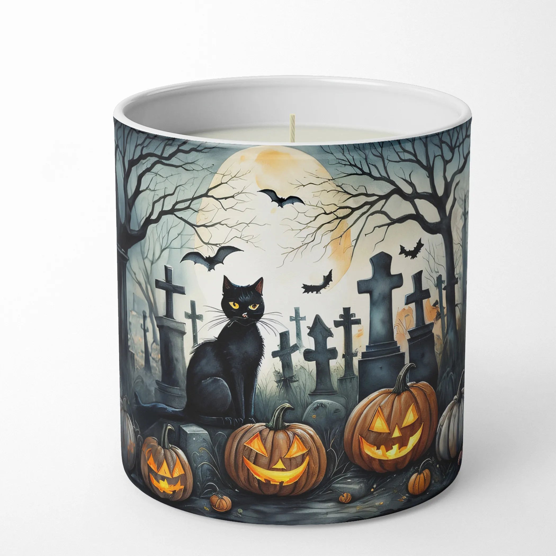 More Spooky Halloween Decorative Soy Candle - Size: 10 OZ | Pack Of: 1 | Collection name: More spooky halloween