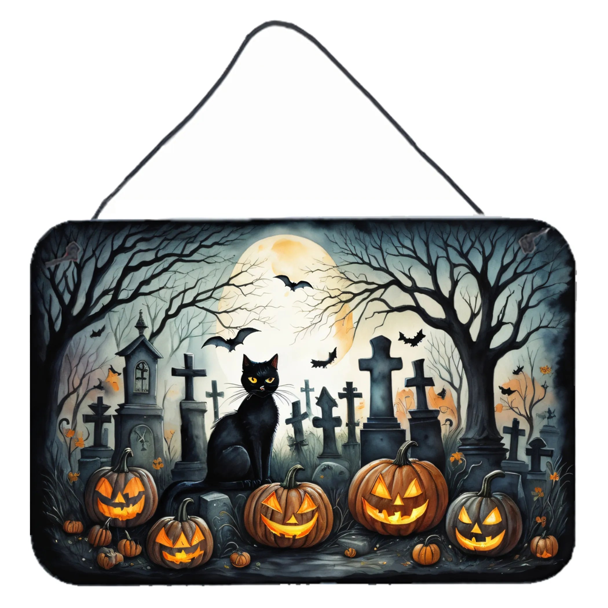 More Spooky Halloween Wall or Door Hanging Prints - Size: 8HX12W | Pack Of: 1 | Collection name: More spooky halloween
