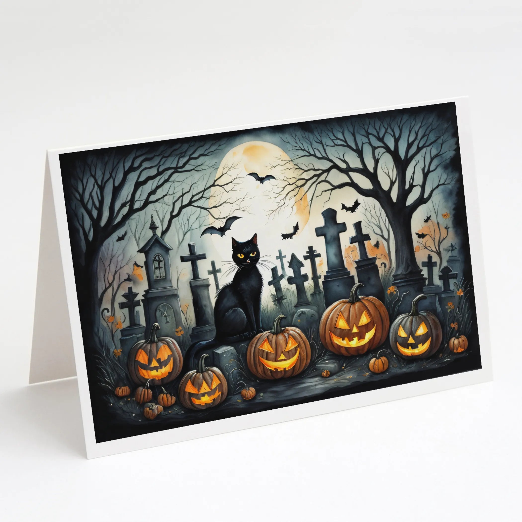 More Spooky Halloween Greeting Cards  - Size: 5X7 | Pack Of: 8 | Collection name: More spooky halloween