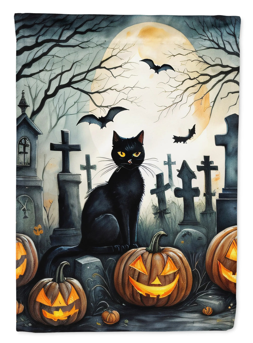 More Spooky Halloween Decorative Flag - Pack Of: 1 | Collection name: More spooky halloween