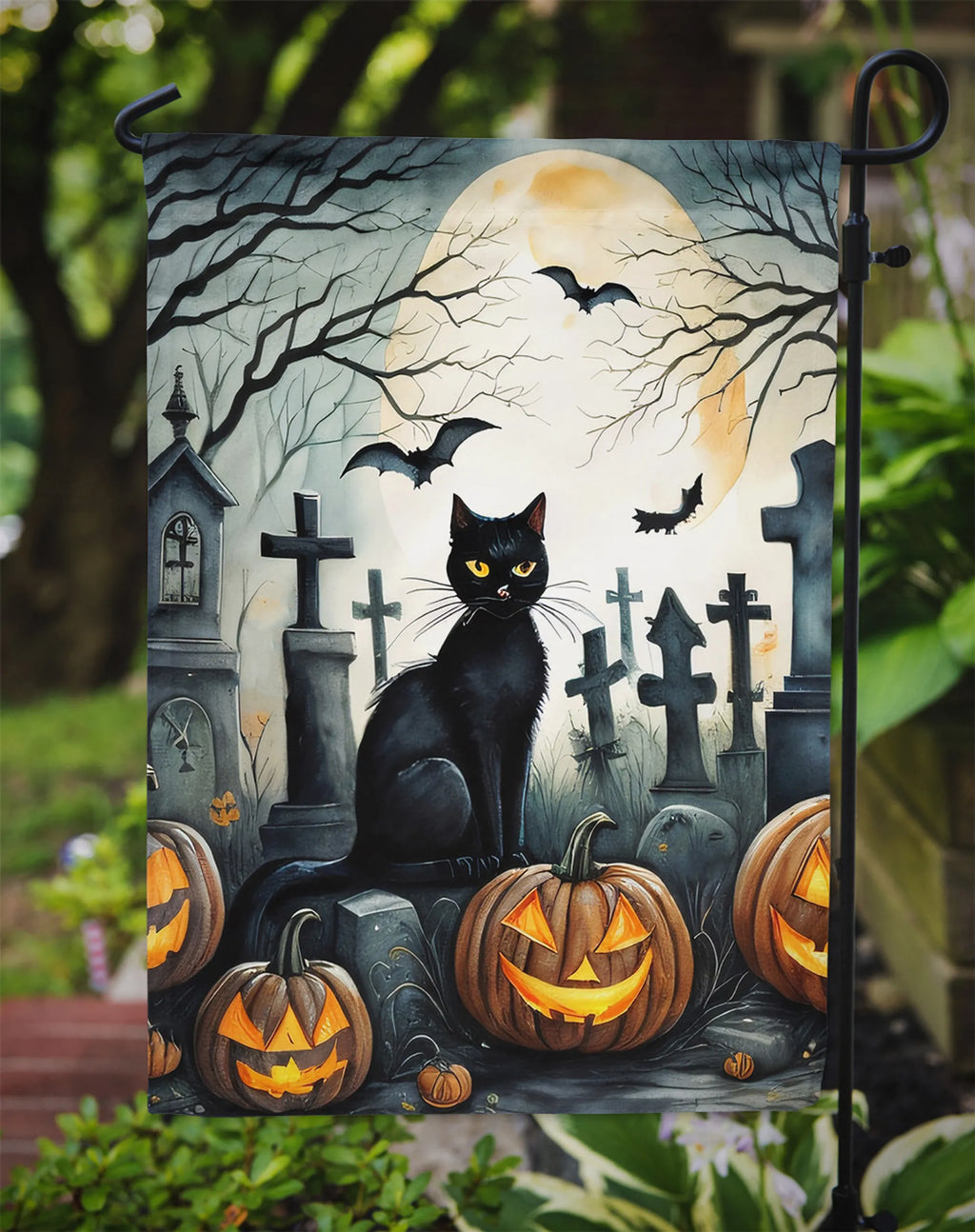 More Spooky Halloween Decorative Flag - Pack Of: 1 | Collection name: More spooky halloween