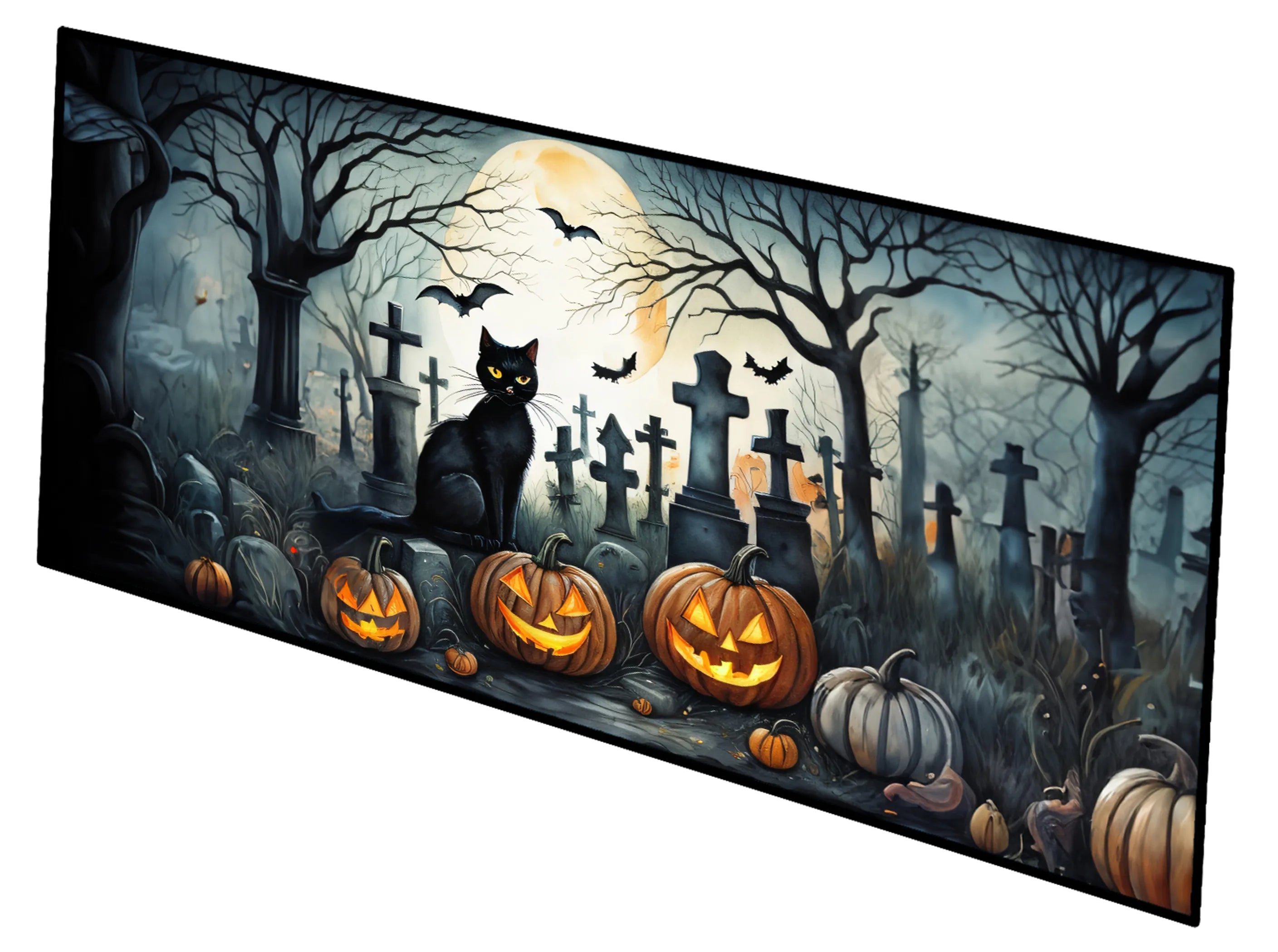 More Spooky Halloween Runner Mat 28x58 - Size: 28HX58W | Pack Of: 1 | Collection name: More spooky halloween