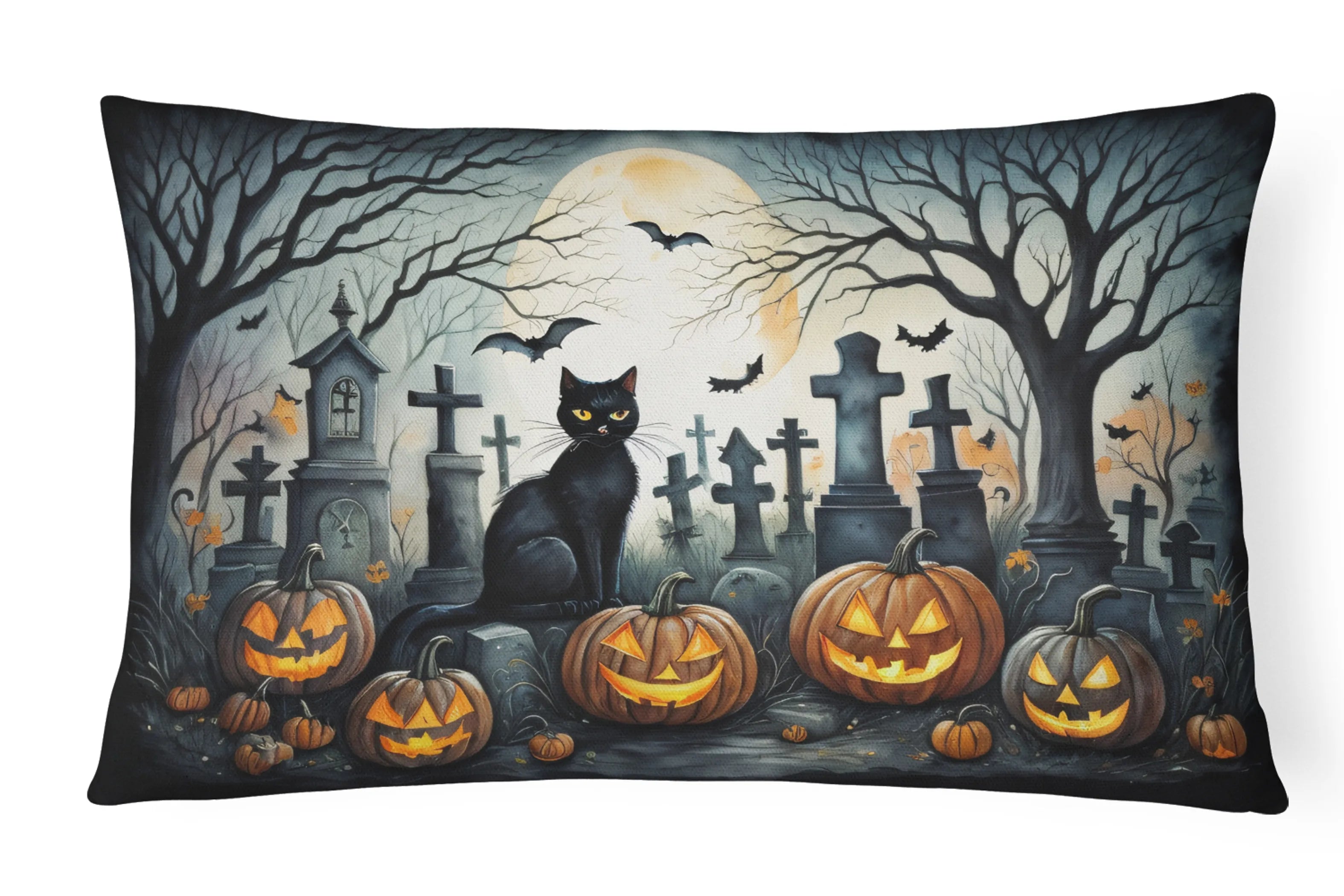 More Spooky Halloween Throw Pillow - Pack Of: 1 | Collection name: More spooky halloween