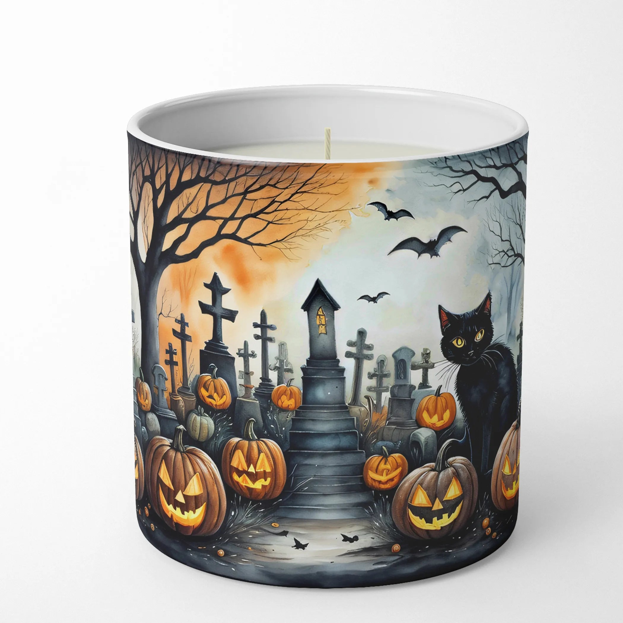 More Spooky Halloween Decorative Soy Candle - Size: 10 OZ | Pack Of: 1 | Collection name: More spooky halloween