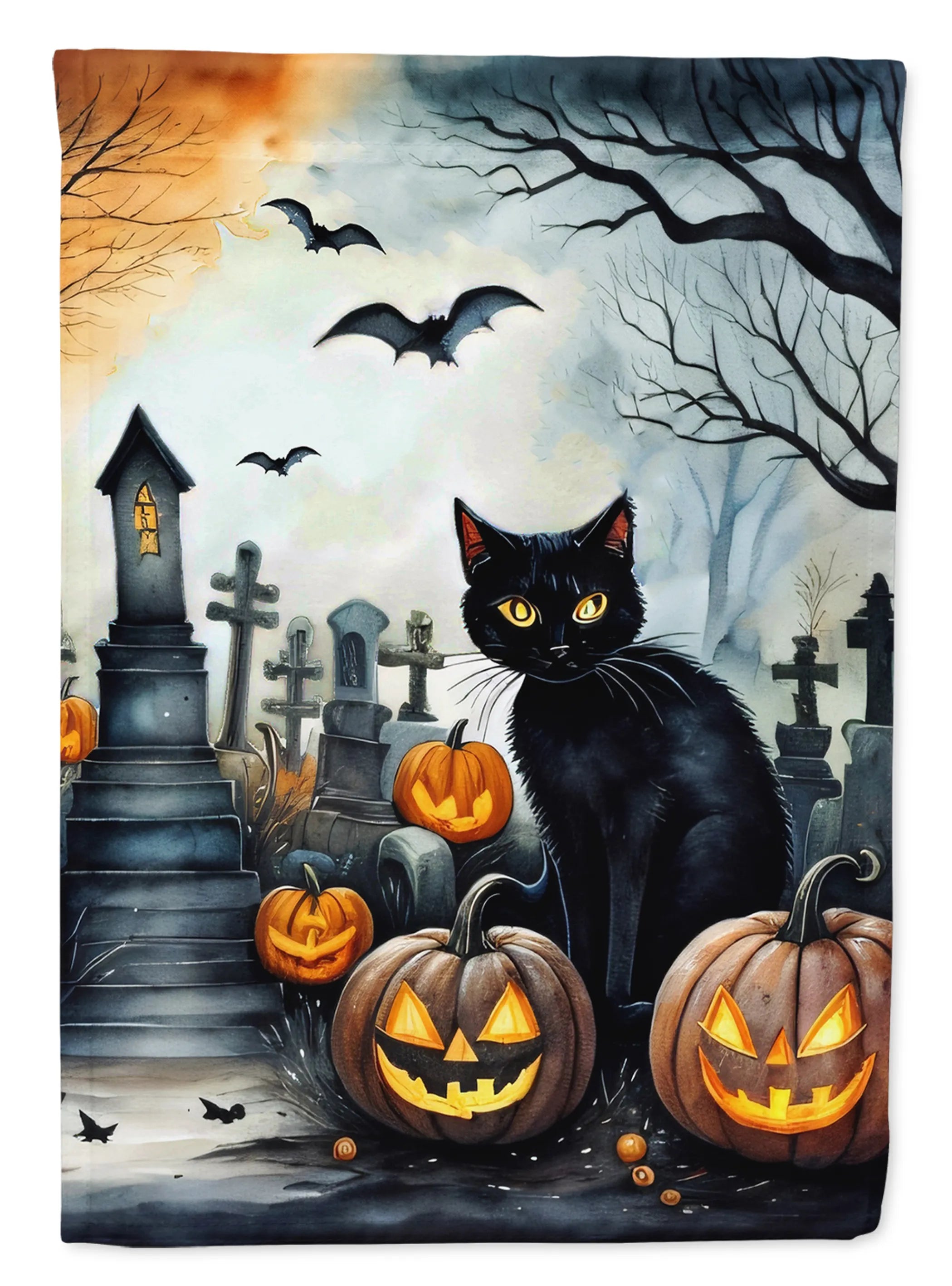 More Spooky Halloween Decorative Flag - Pack Of: 1 | Collection name: More spooky halloween