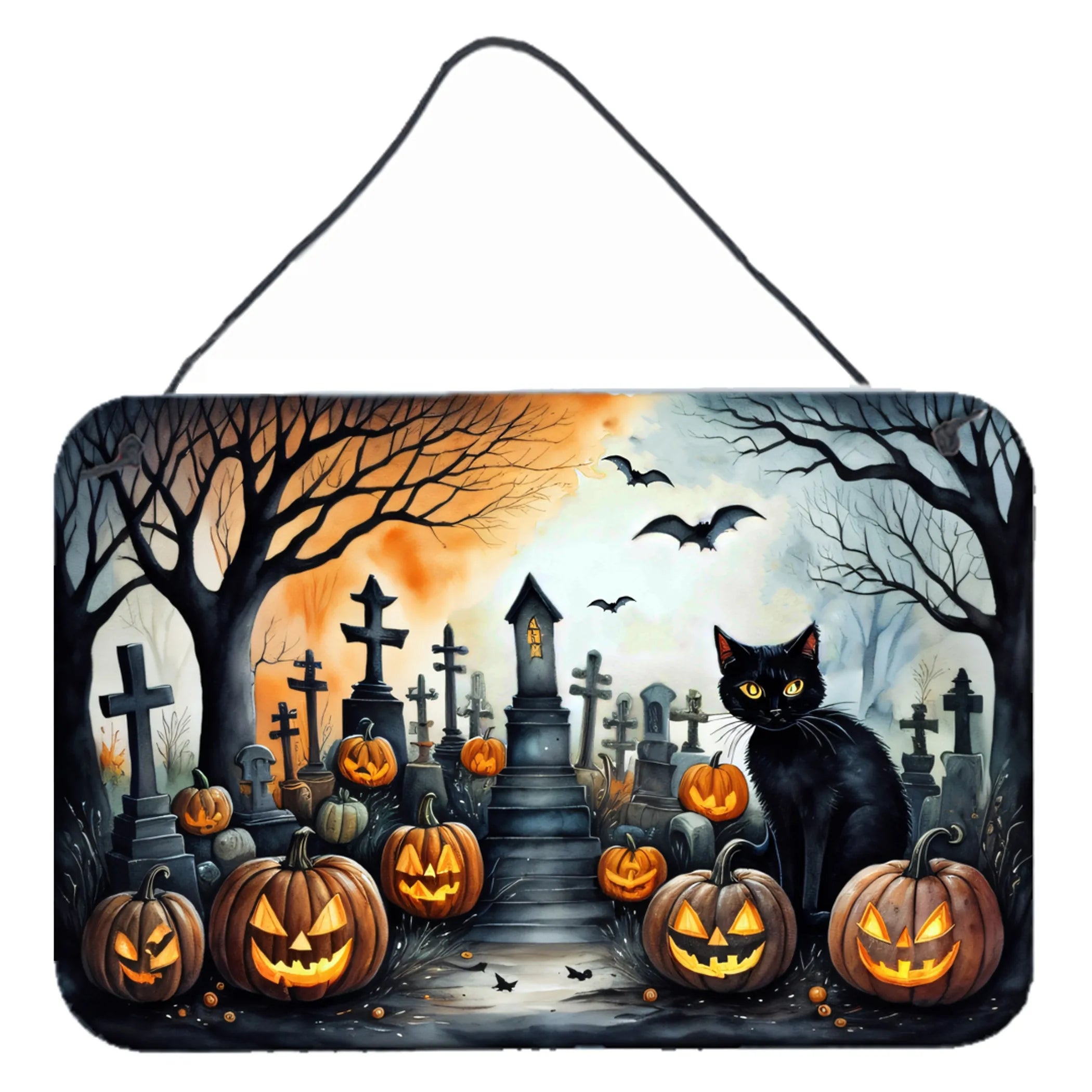 More Spooky Halloween Wall or Door Hanging Prints - Size: 8HX12W | Pack Of: 1 | Collection name: More spooky halloween