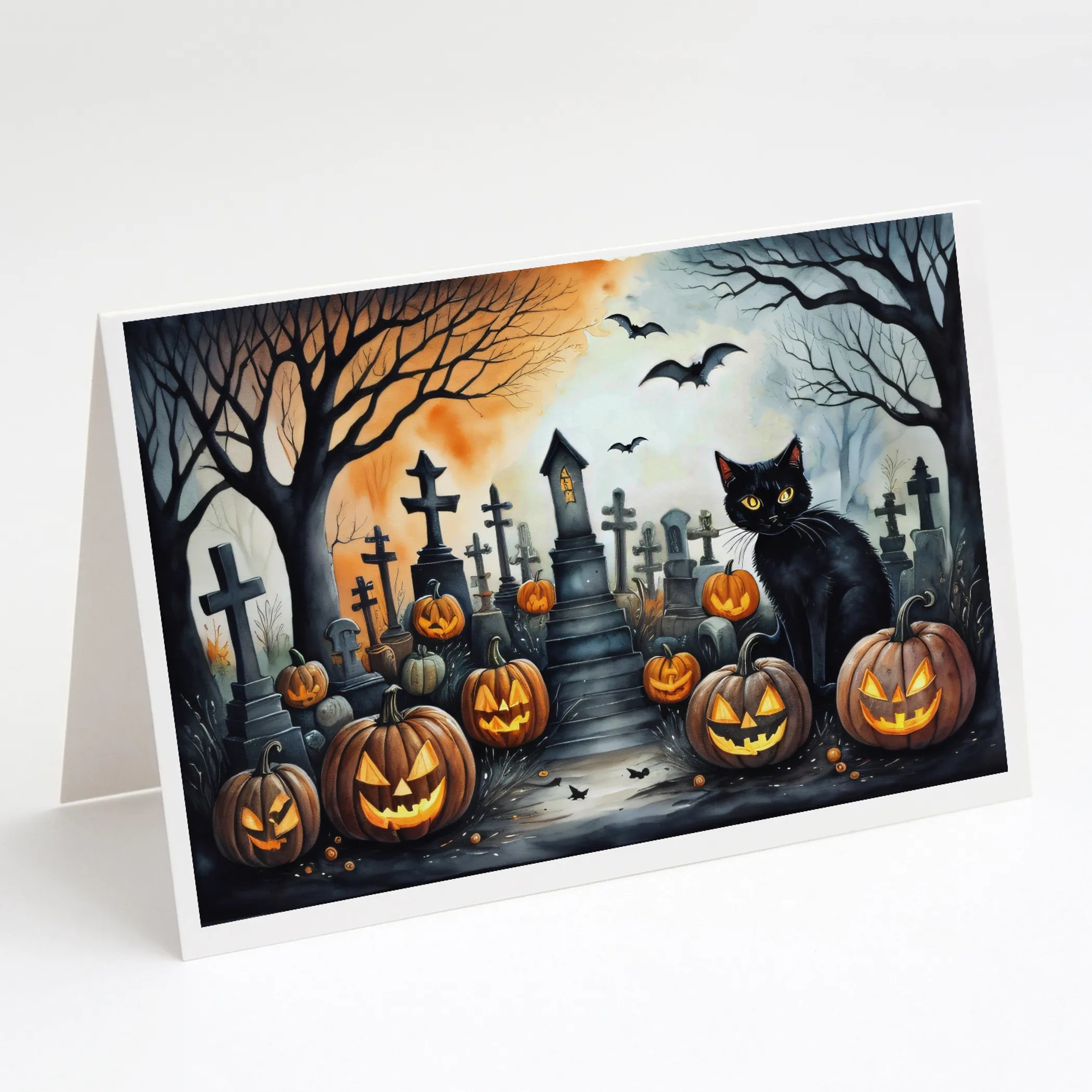 More Spooky Halloween Greeting Cards  - Size: 5X7 | Pack Of: 8 | Collection name: More spooky halloween