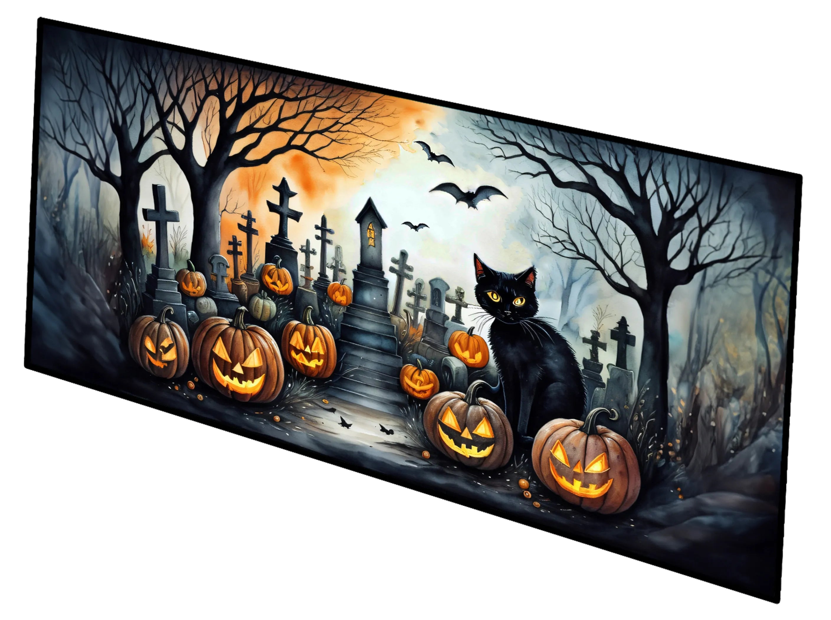 More Spooky Halloween Runner Mat 28x58 - Size: 28HX58W | Pack Of: 1 | Collection name: More spooky halloween