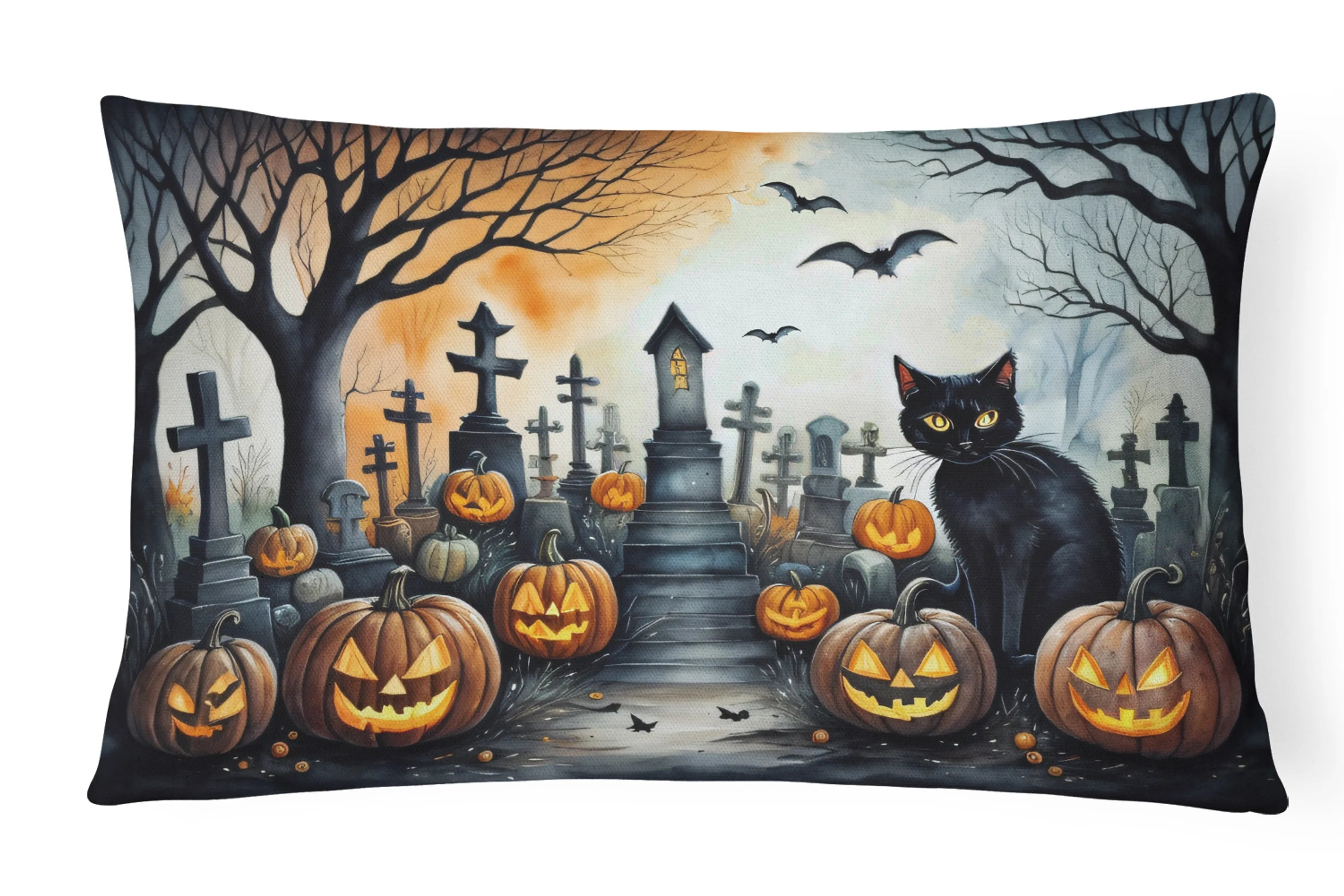More Spooky Halloween Throw Pillow - Pack Of: 1 | Collection name: More spooky halloween